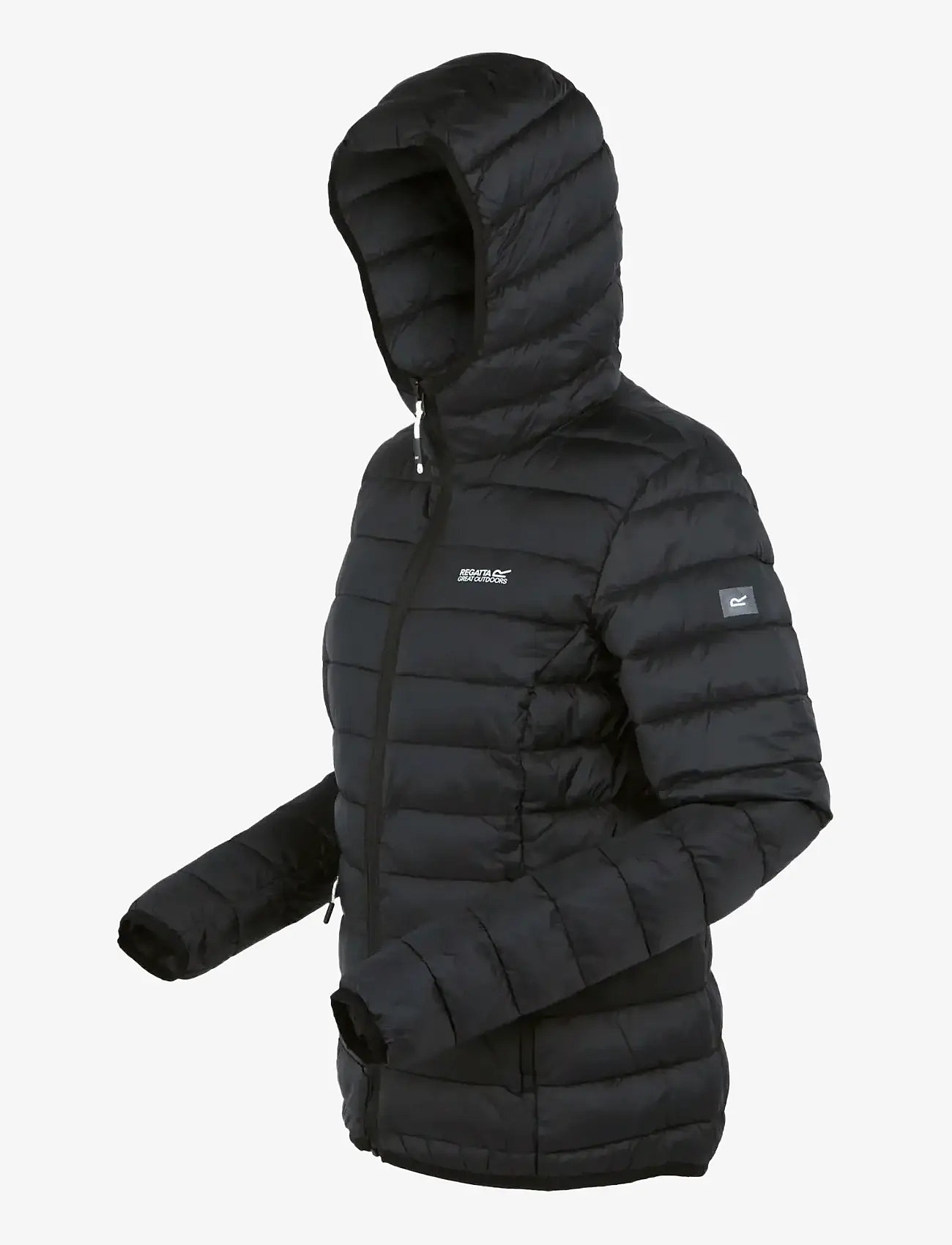 Regatta - Women's Hood Marizion - friluftsjackor - black - 3