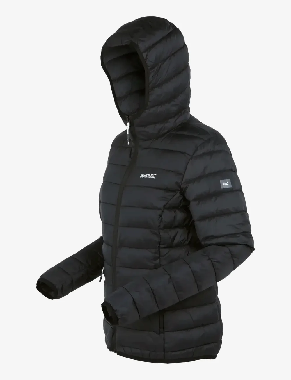 Regatta - Women's Hood Marizion - friluftsjackor - black - 2