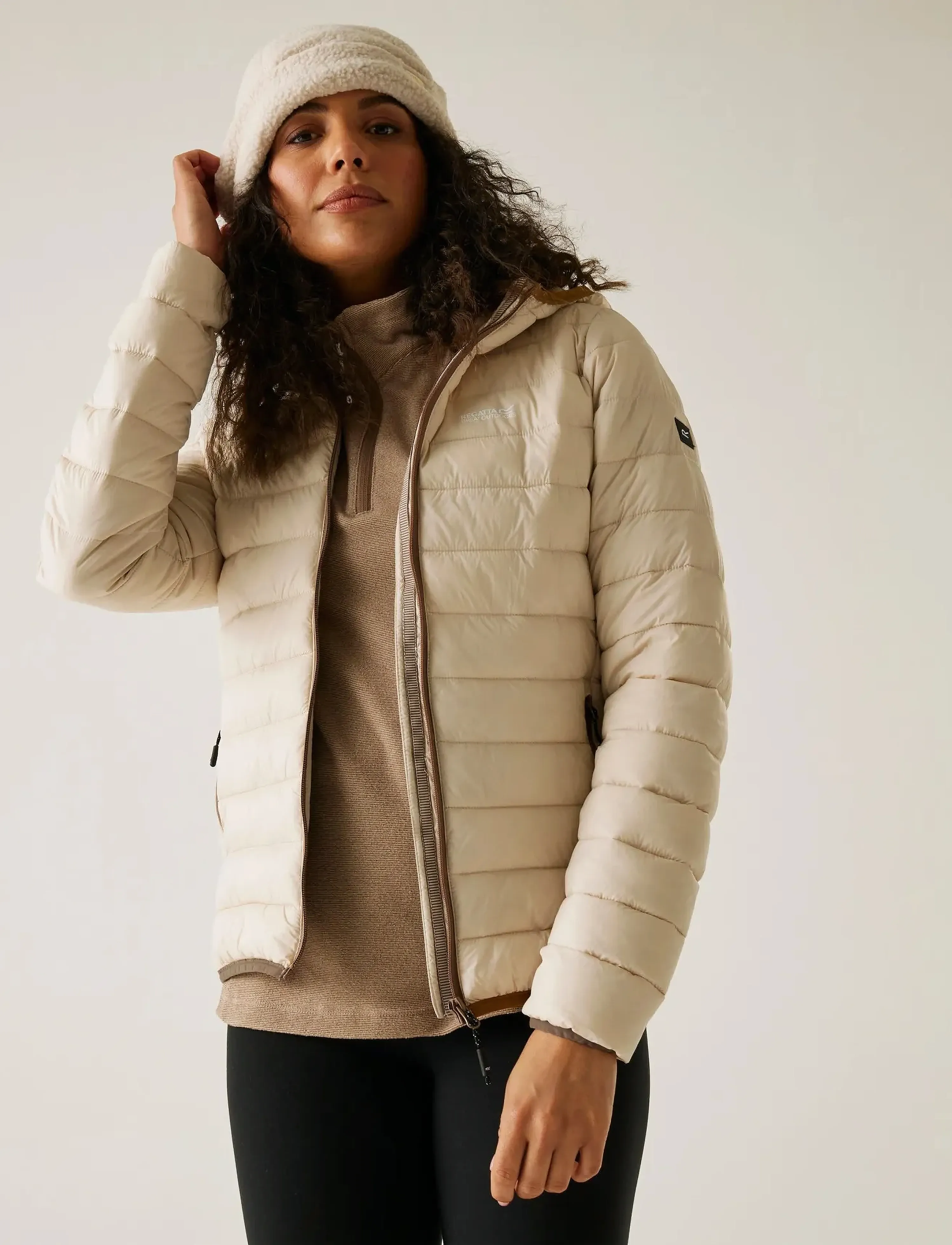 Regatta Women's Hood Marizion, Kvinder, Dunjakke Med Hætte, Cream, Str: XS