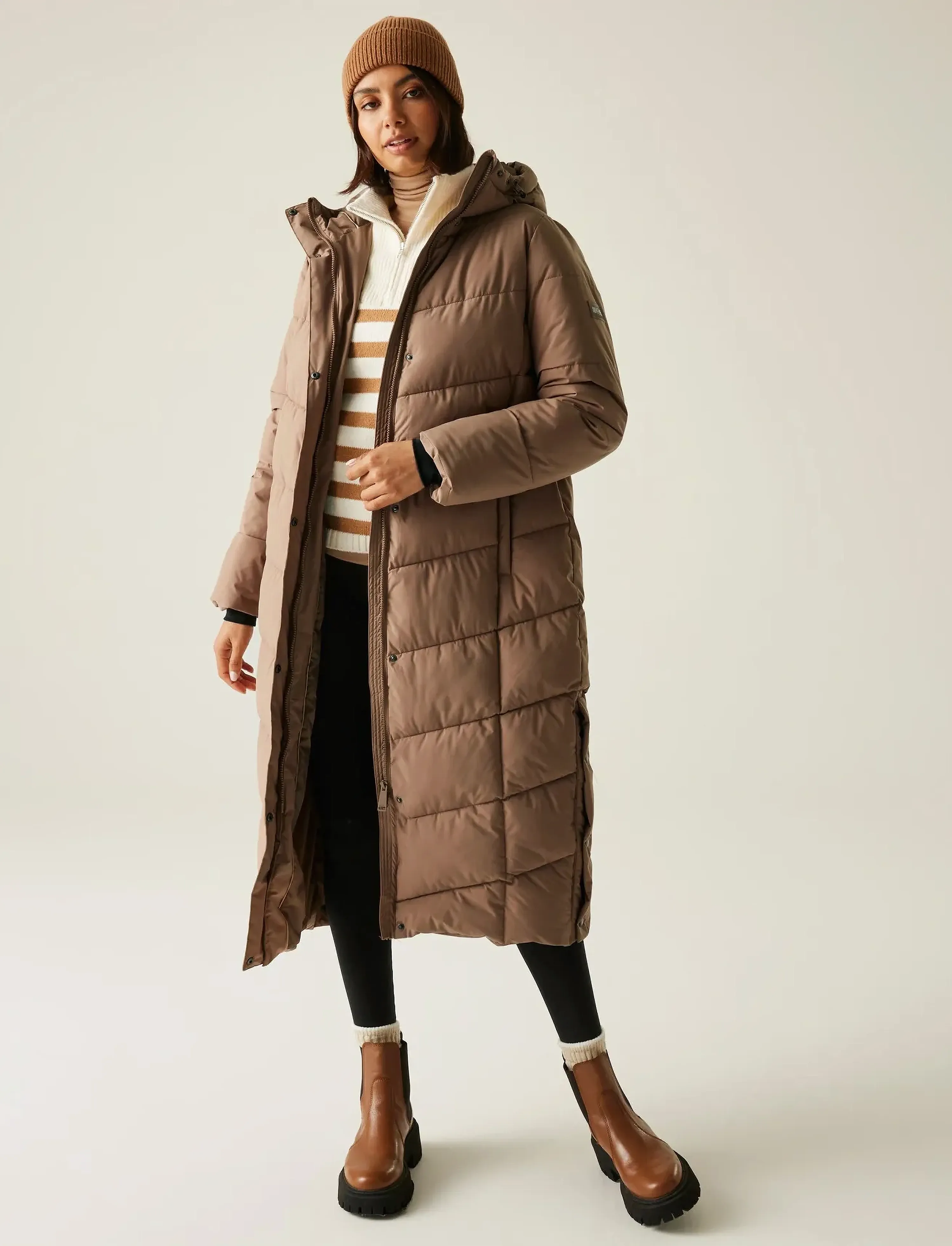 Regatta Eloria, S, Sport Jackets, Beige - Padded Coats, Frauen