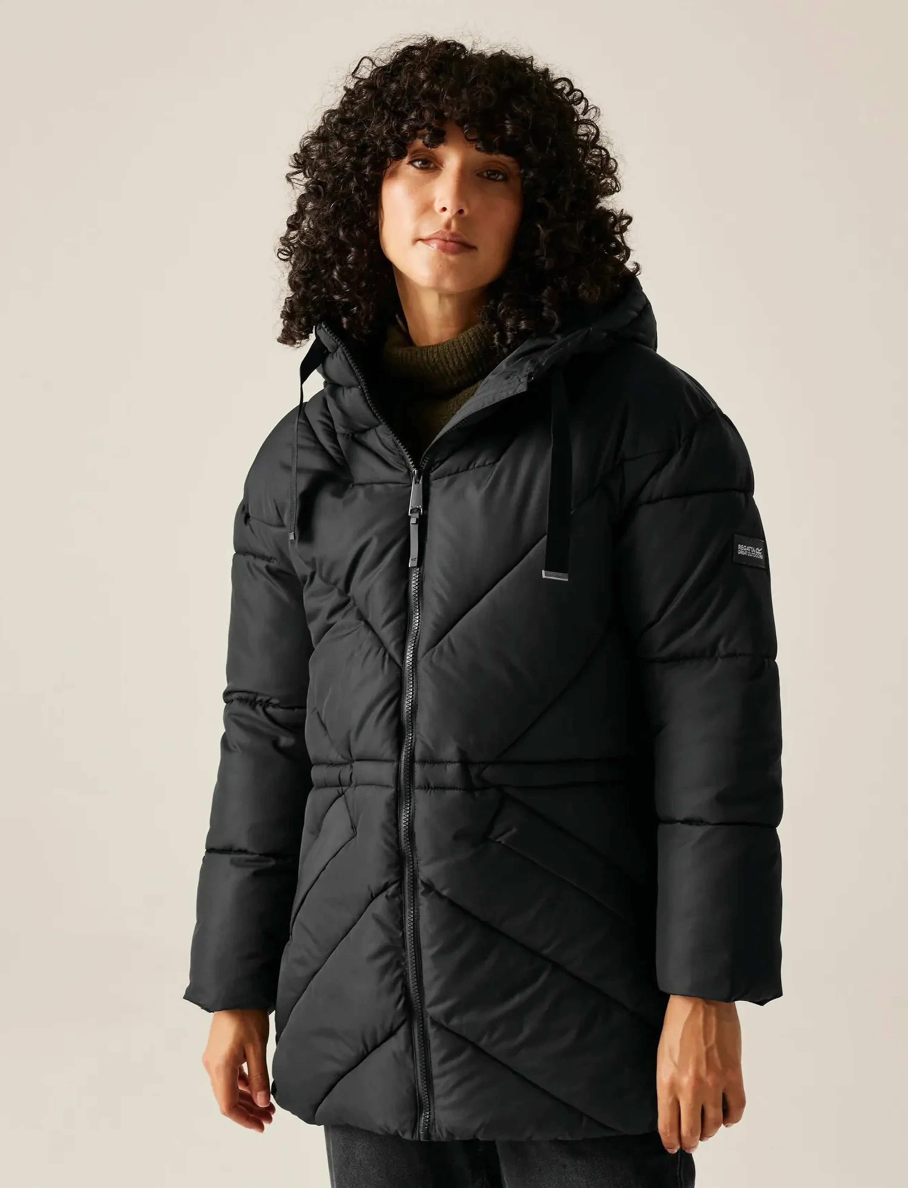 Regatta Rusey, S, Black, Sport Jackets > Sport Padded Jackets, Dame