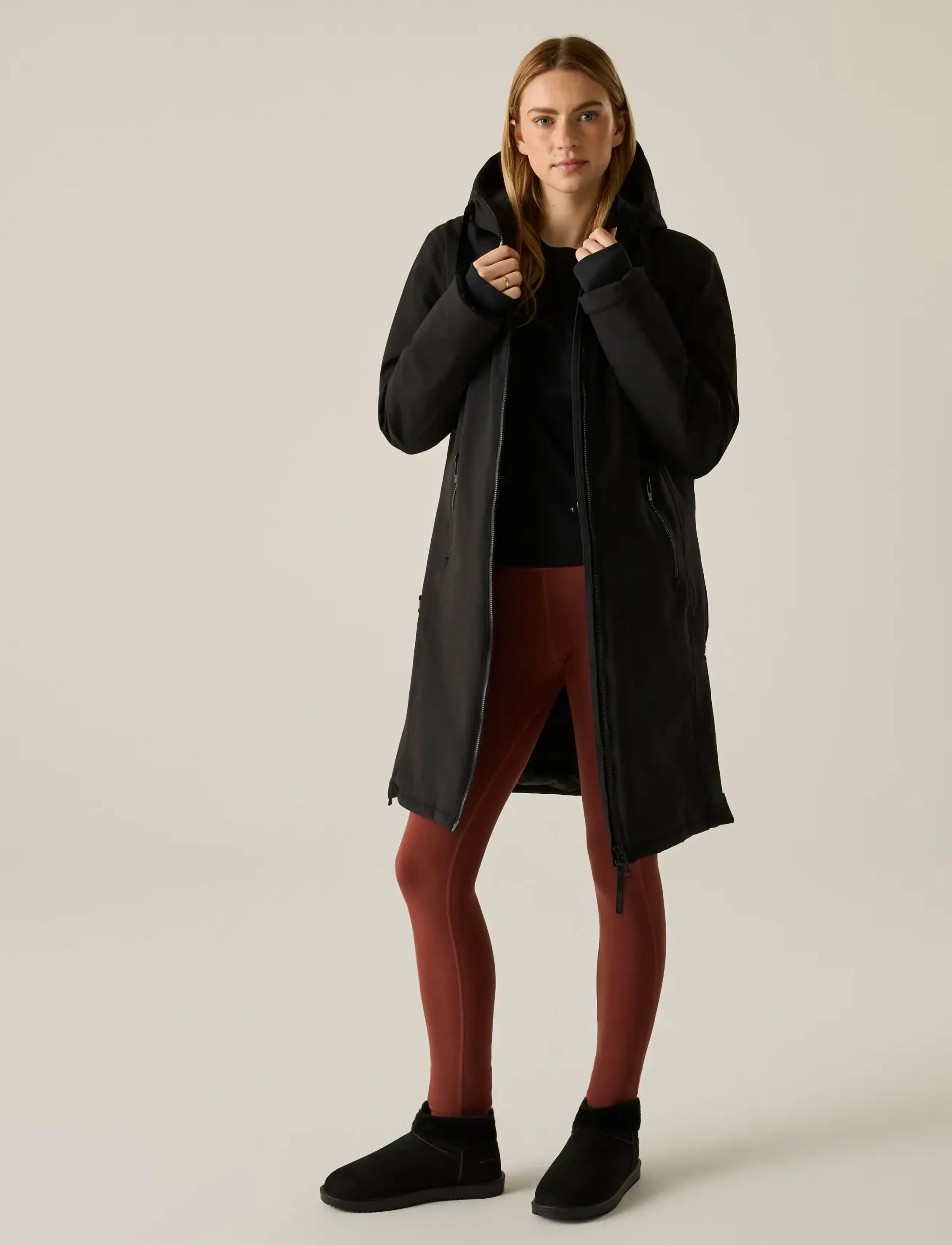 Regatta - Hazel - daunenjacken - black - 800 - 0