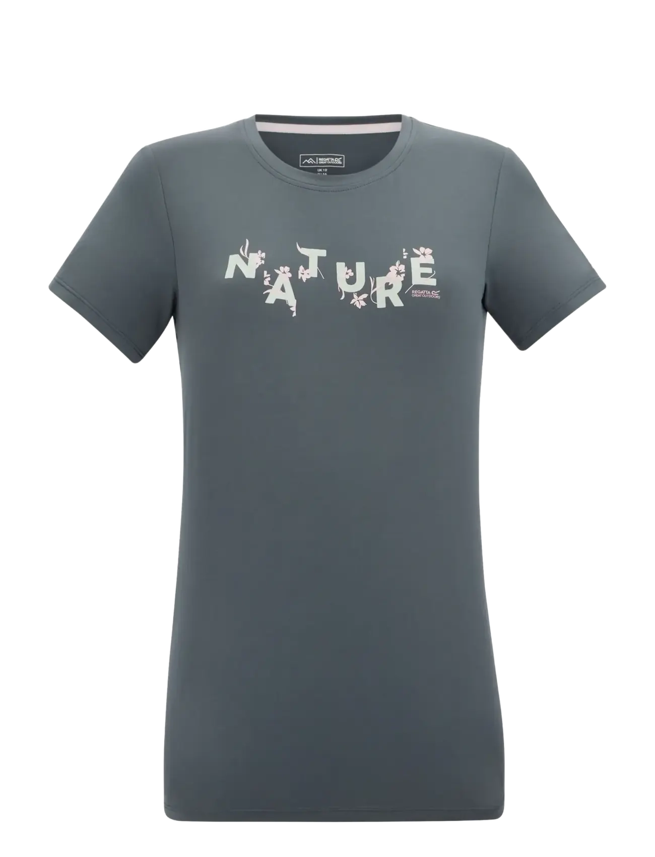 Regatta Womens Fingal Stretch T-shirt - Jooga - DARK STORM / grey