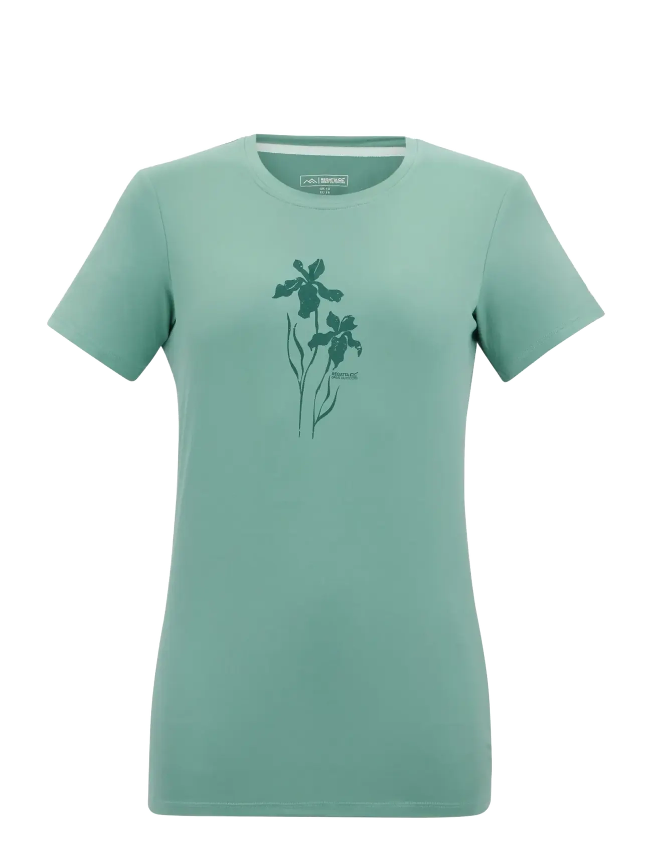 Regatta Womens Fingal Stretch T-shirt - Yoga - IVY MOSS / green
