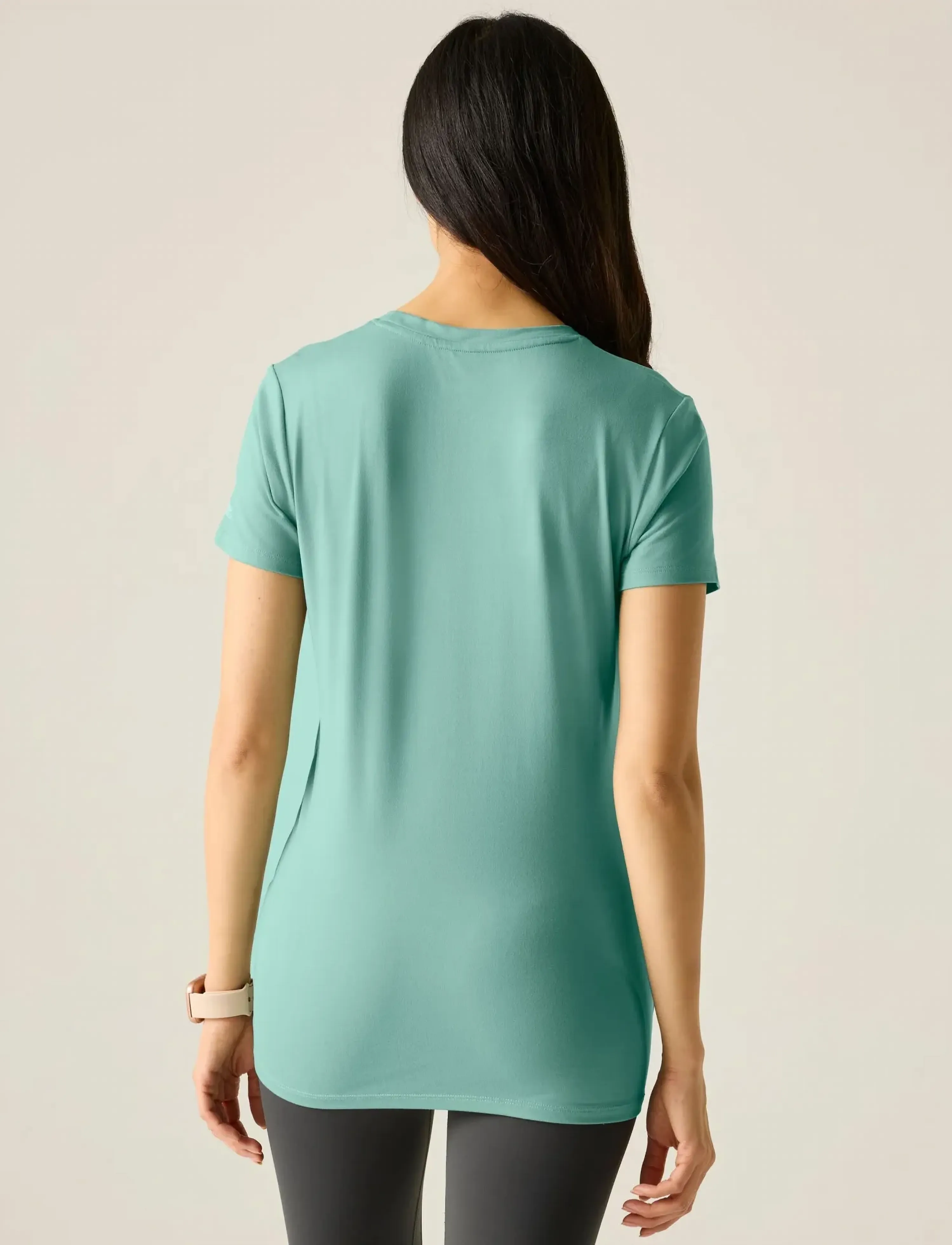Regatta - Womens Fingal Stretch T-shirt - t-shirts - ivy moss - 4