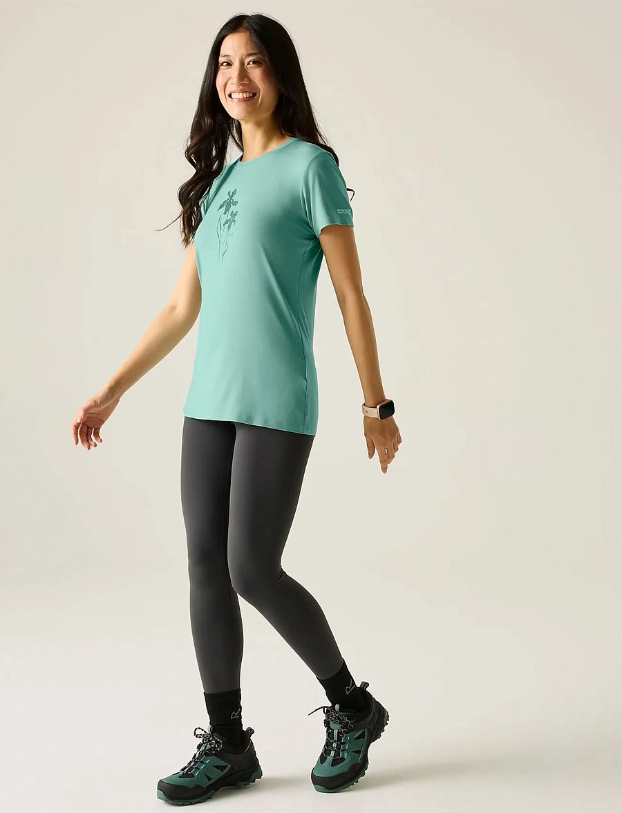 Regatta - Womens Fingal Stretch T-shirt - t-shirts - ivy moss - 5