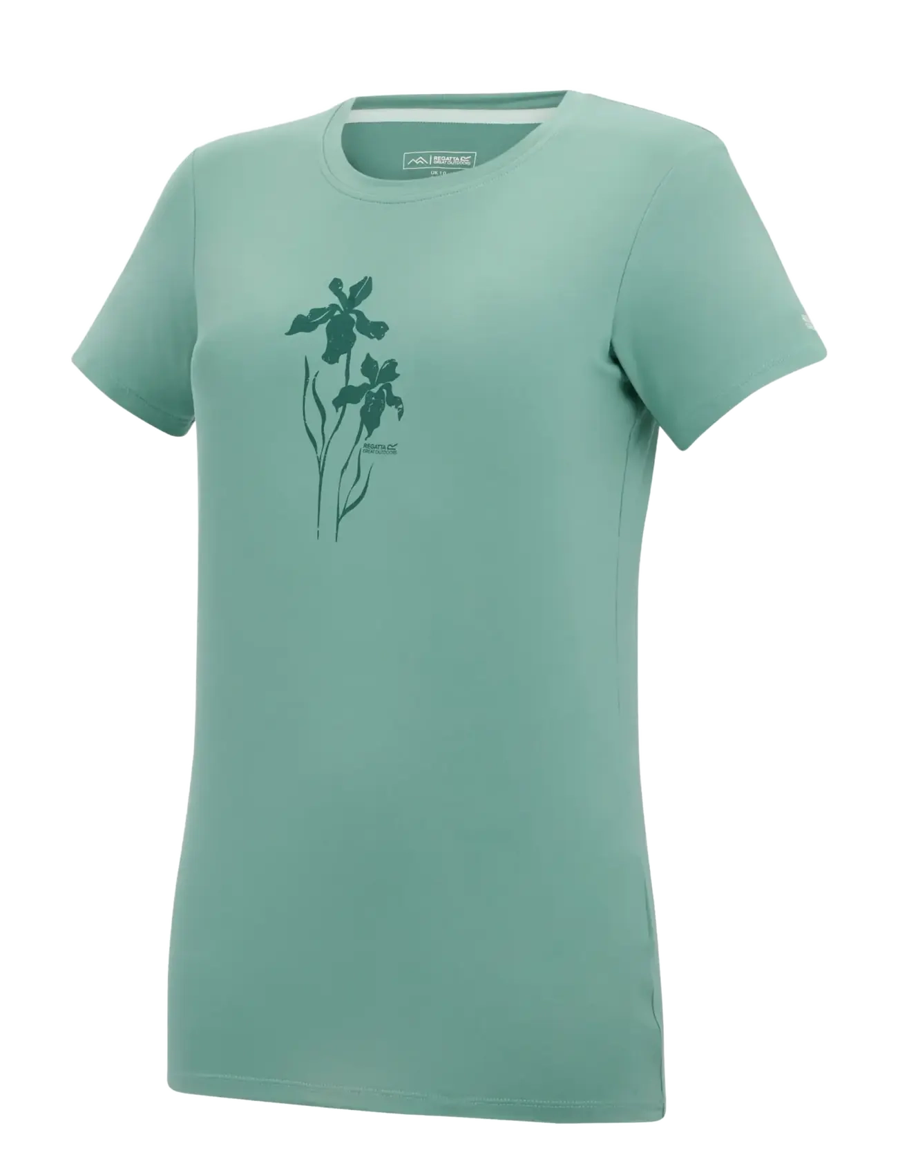 Regatta - Womens Fingal Stretch T-shirt - t-shirts - ivy moss - 3