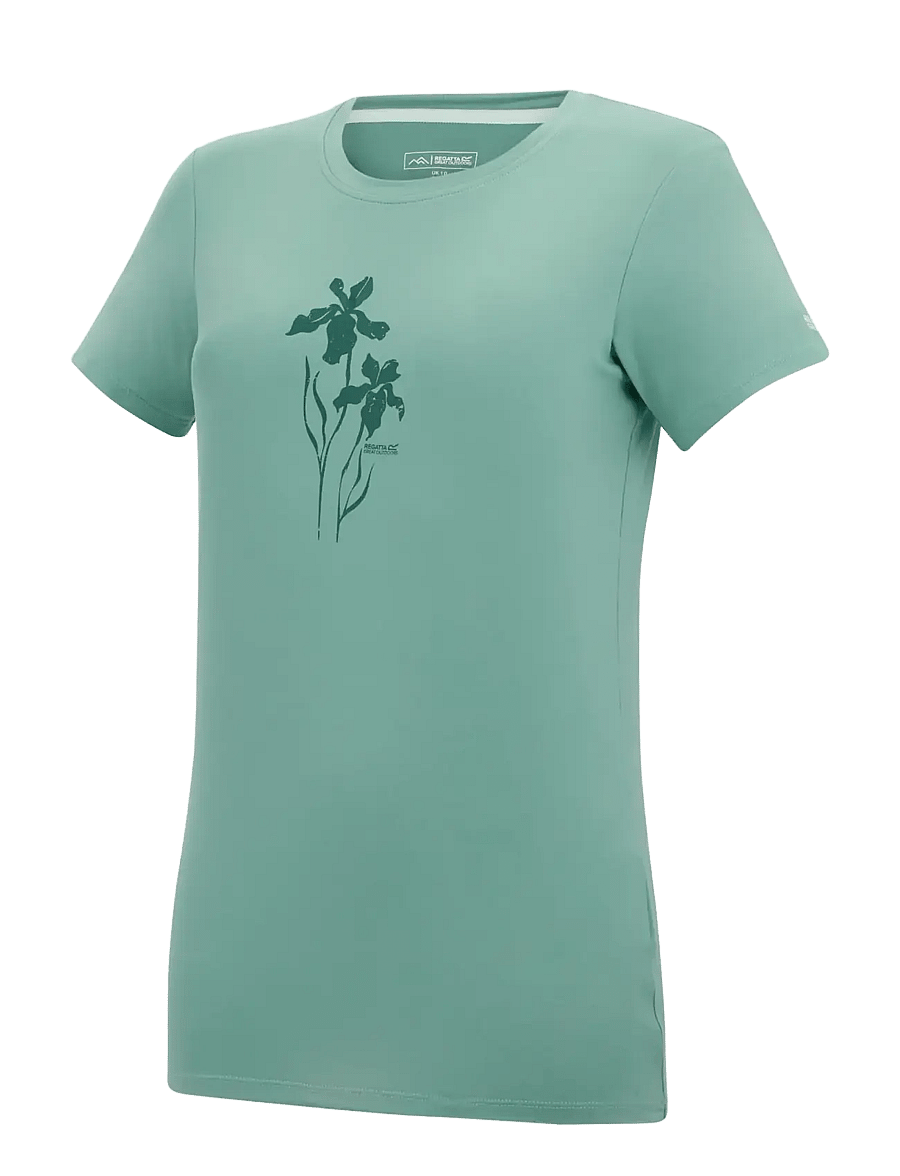 Regatta - Womens Fingal Stretch T-shirt - t-shirts - ivy moss - 3