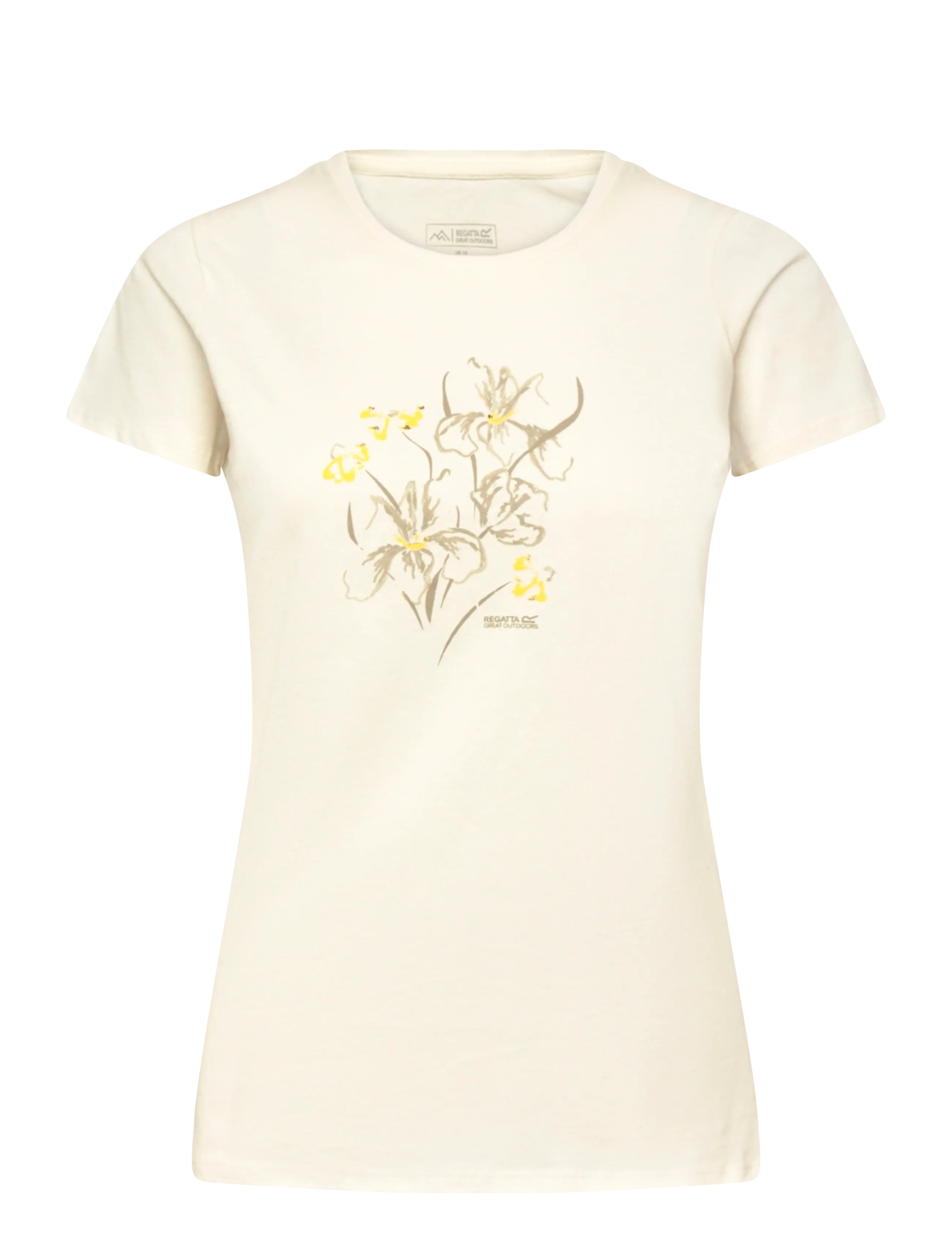 Regatta Women's Breezed T-Shirt, XL, Cream, Sports Overdele & T-shirts > Sport T-shirts, Dame