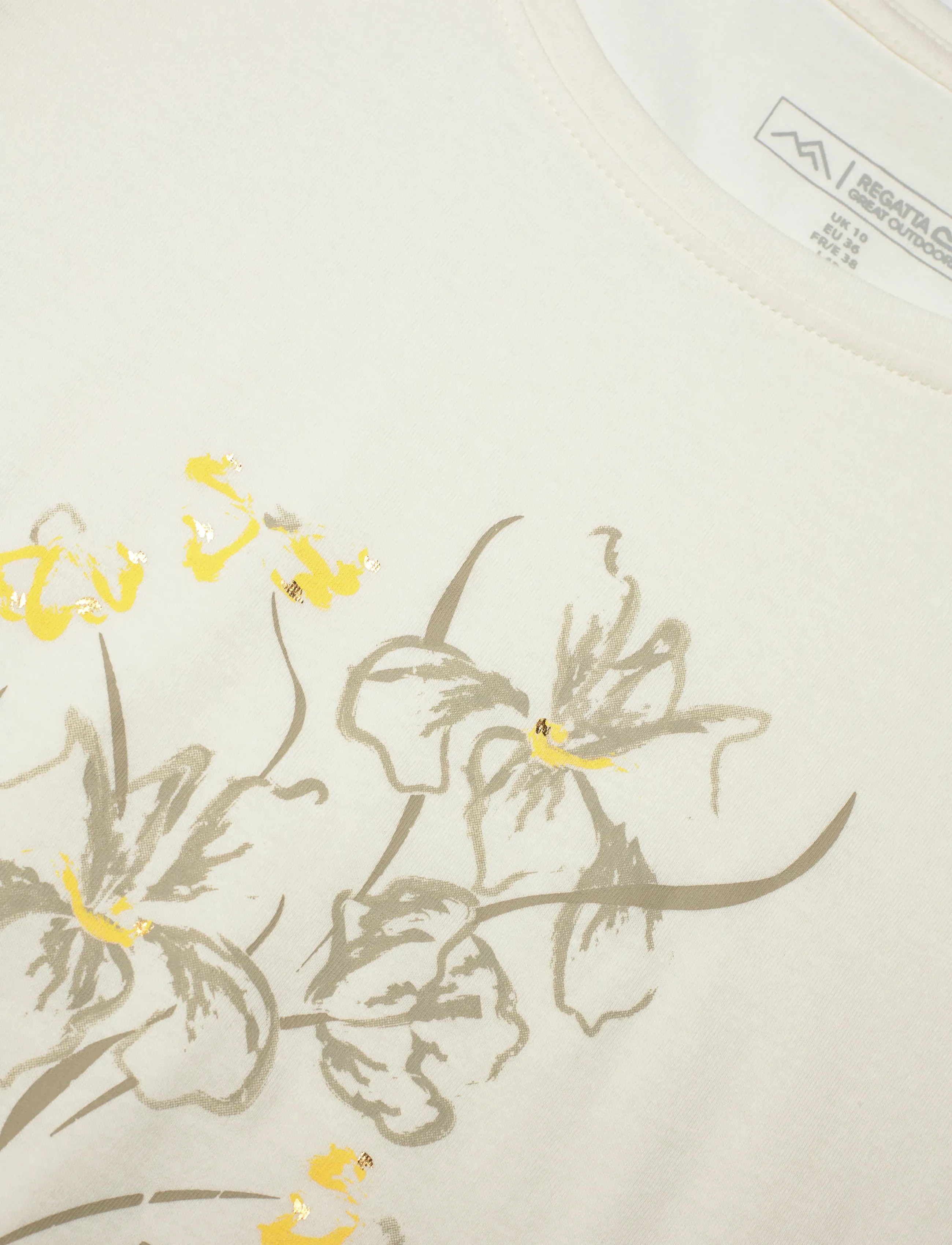Regatta - Women's Breezed T-shirt - t-shirts - barley white - 2