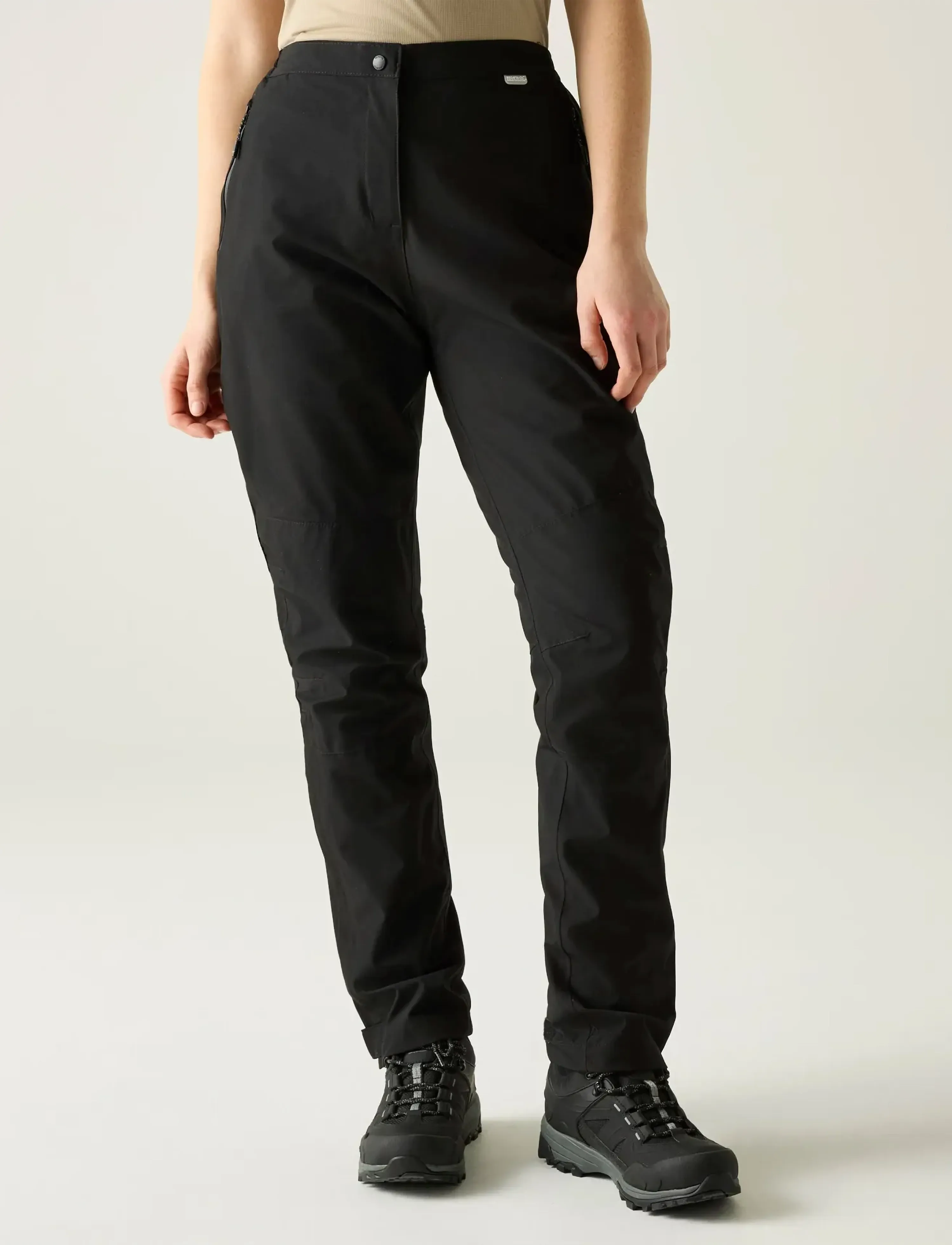 Regatta Wmns Highton O/T / O/T, L, Sport Oberbekleidung, Schwarz - Outdoor Pants, Frauen