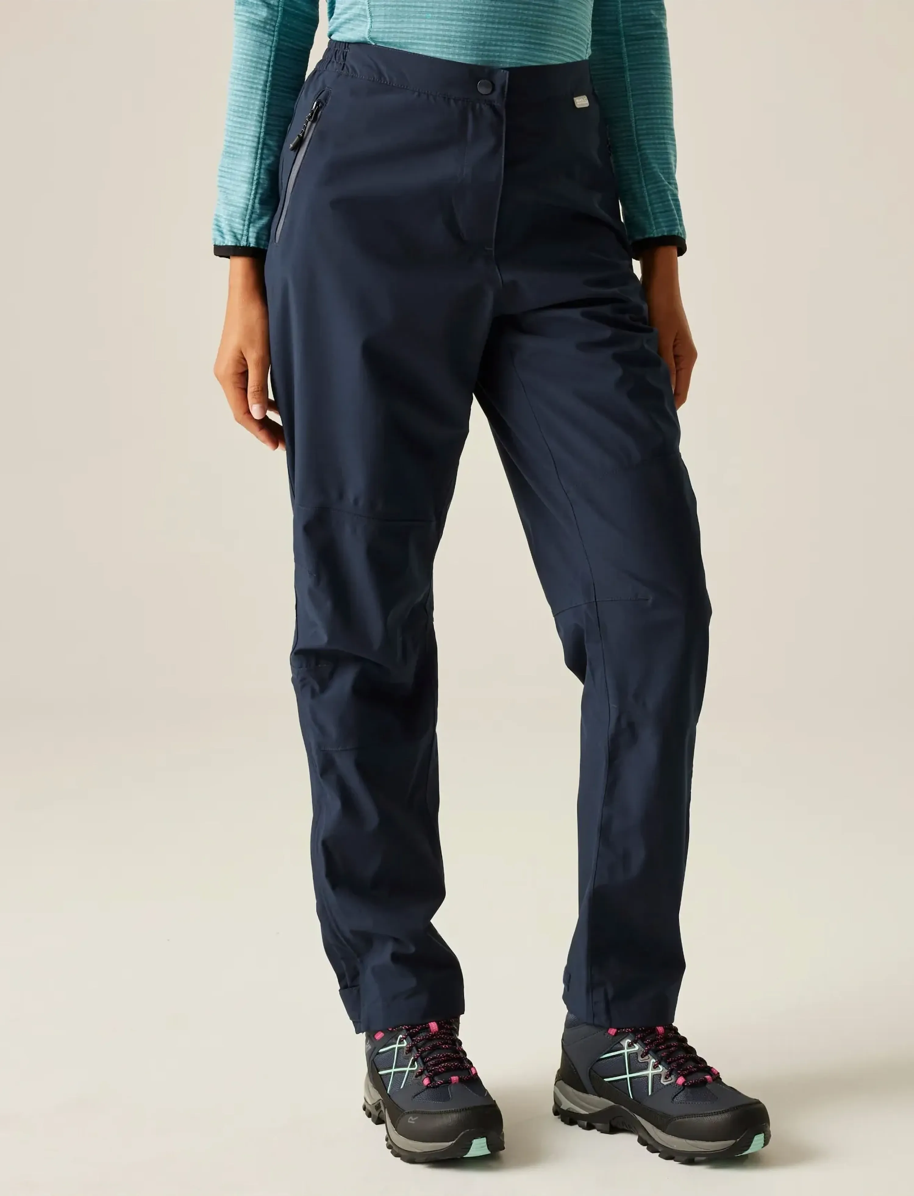 Regatta Wmns Highton O/T / Wmns Highton O/T, Kvinder, Stræk Overtræksbukser, Navy, Str: XL