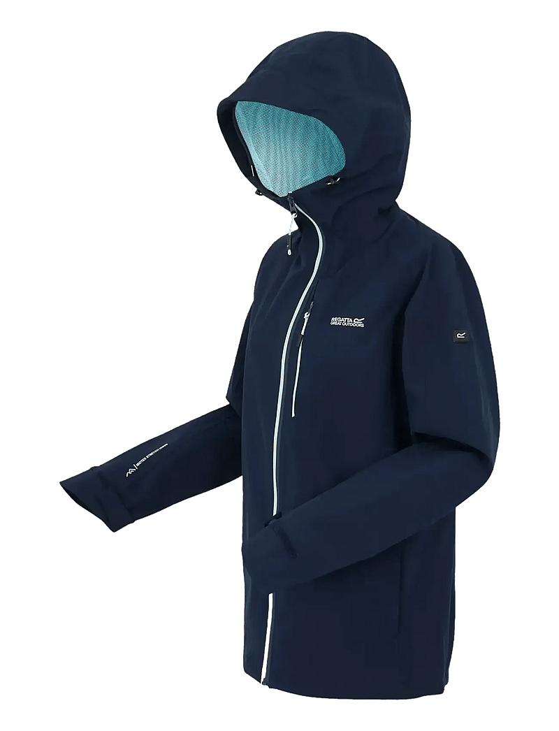 Regatta - Womens Birchdale II - friluftsjackor - navy - 4