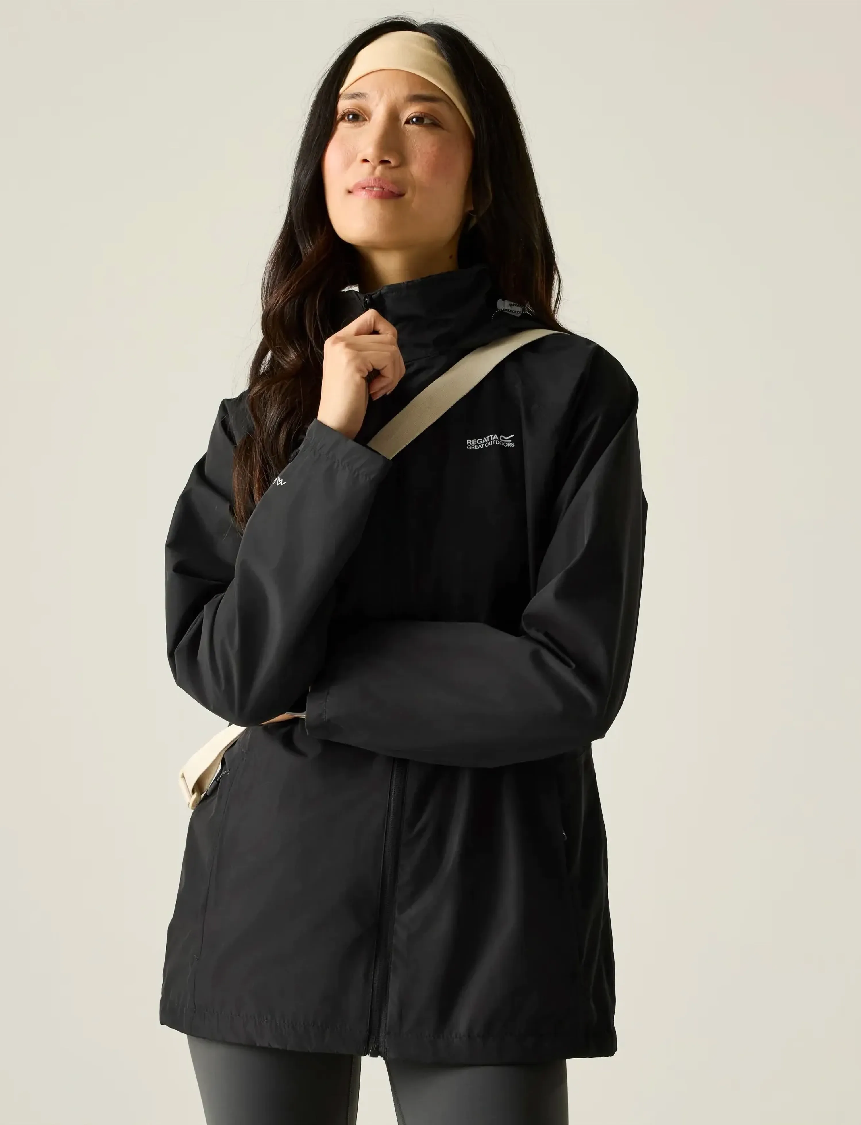 Regatta Daysha Ii, XS, Black, Sport Rainwear > Sport Raincoats, Dame