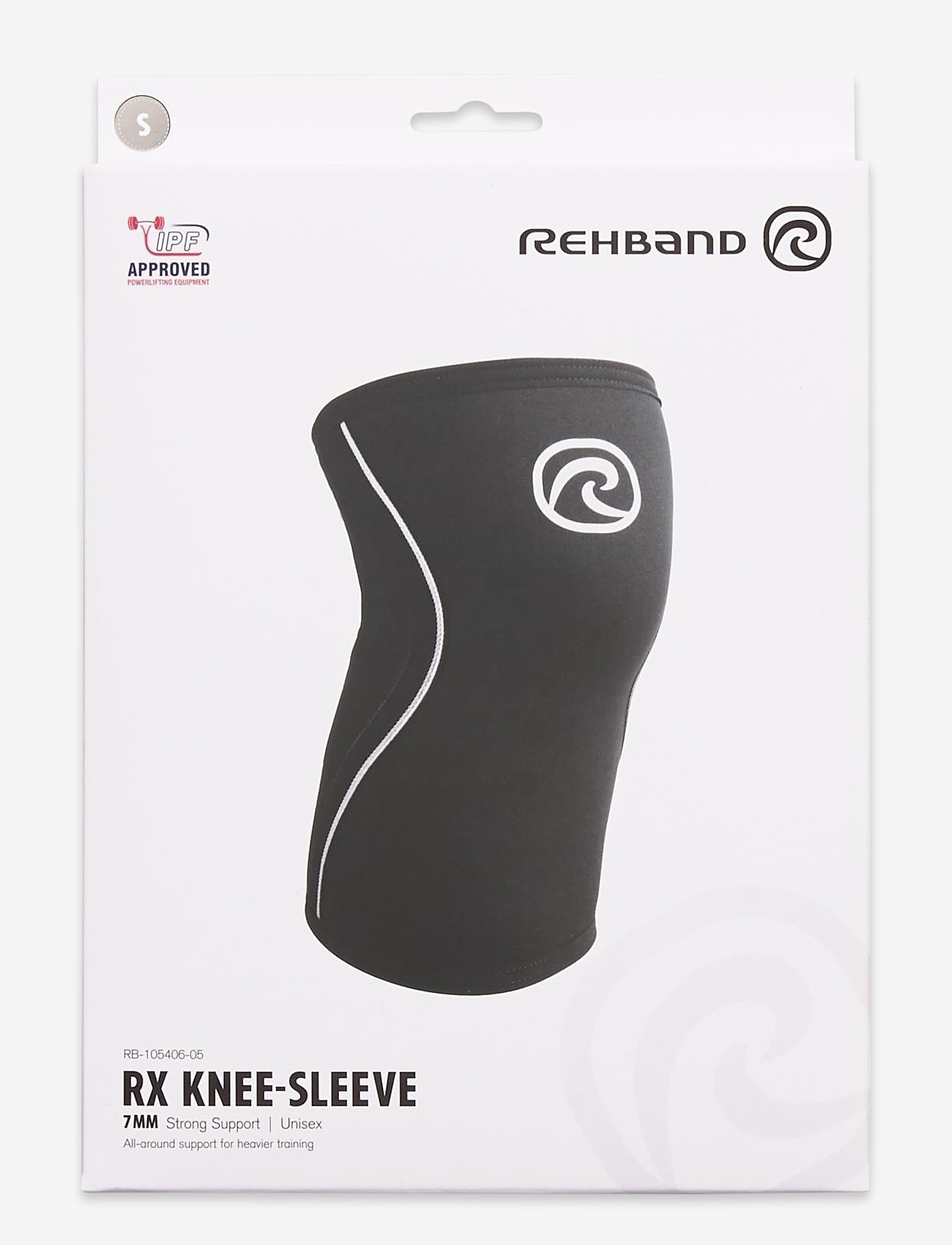 Rehband - RX Knee-Sleeve 7mm - kniestütze - black - 0