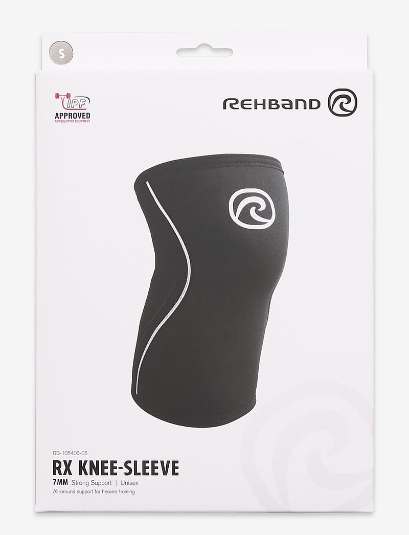 Rehband - RX Knee-Sleeve 7mm - kniestütze - black - 0