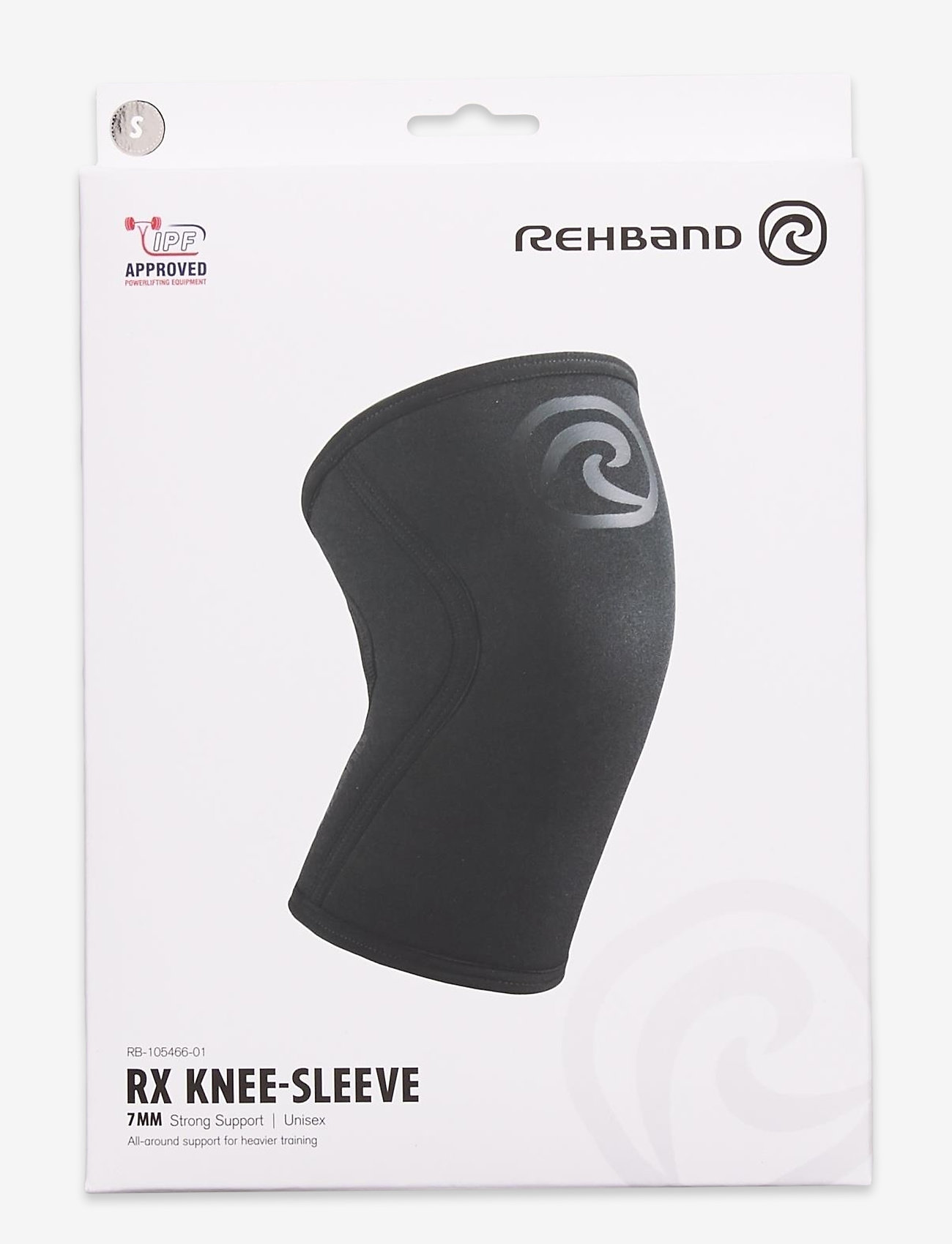 Rehband - RX Knee-Sleeve 7mm - sport equipment - carbon black - 0