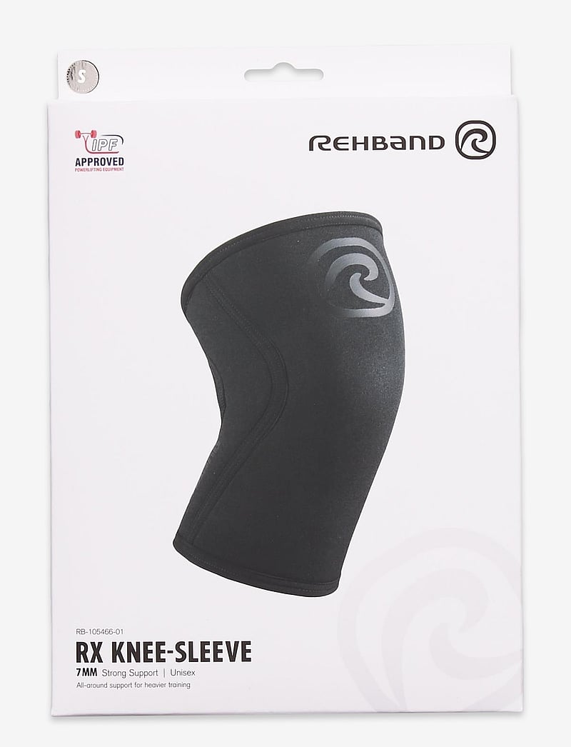 Rehband - RX Knee-Sleeve 7mm - knæstøtter - carbon black - 0