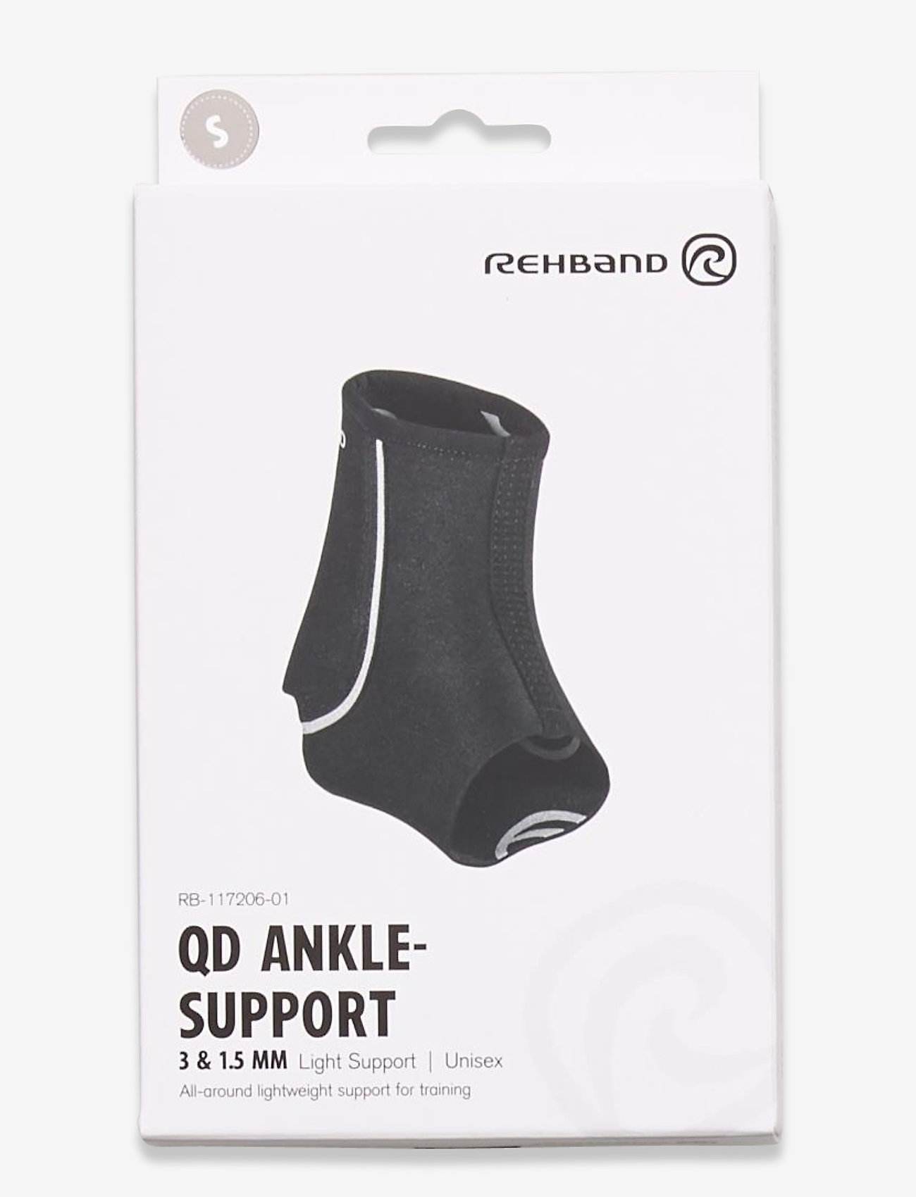 Rehband - QD Ankle-Support 3mm - zemākās cenas - black - 0