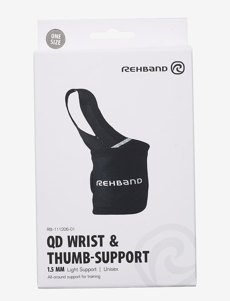 Rehband - QD Wrist & Thumb Support Black - randmetugi - one color - 4