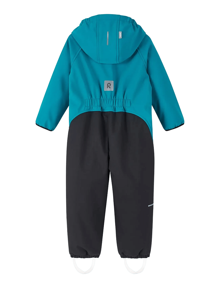 Reima - Softshell overall, Mjosa - softshell-overalls - aquatic blue - 1
