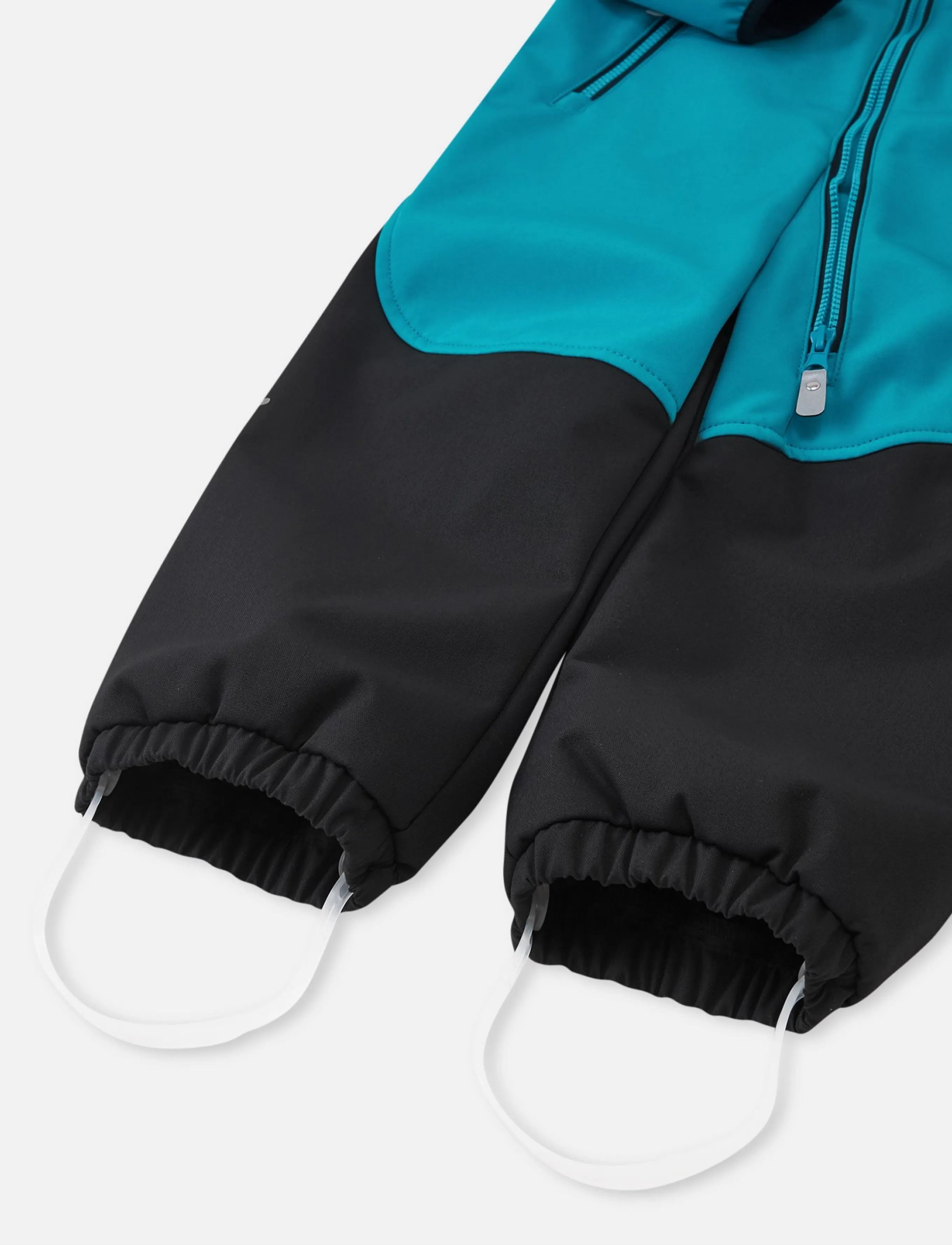 Reima - Softshell overall, Mjosa - softshell-overalls - aquatic blue - 3
