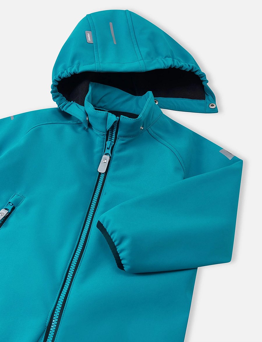 Reima - Softshell overall, Mjosa - softshell-overalls - aquatic blue - 5