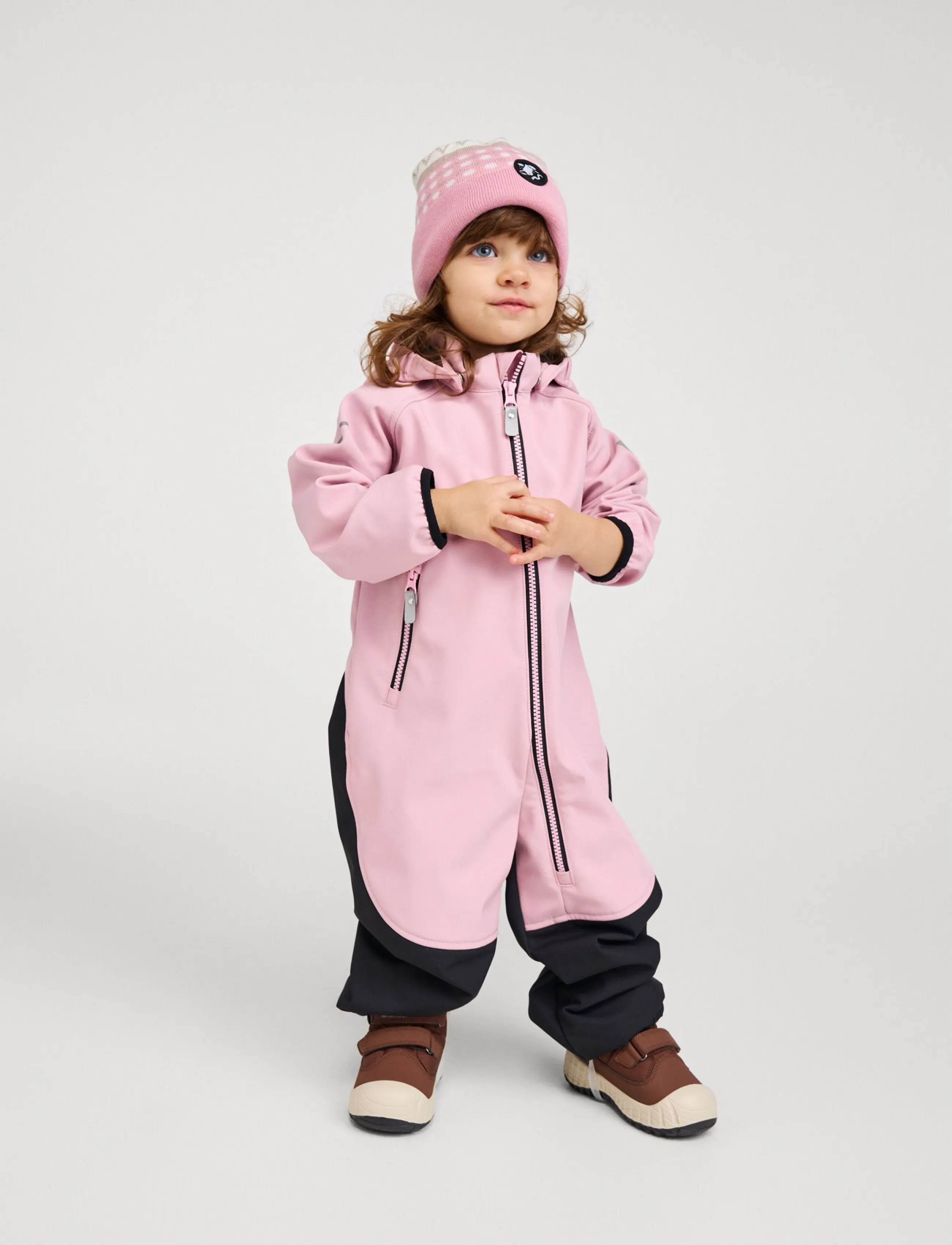 Reima Softshell Overall, Mjosa, 92, Coveralls, Rosa - Kinder