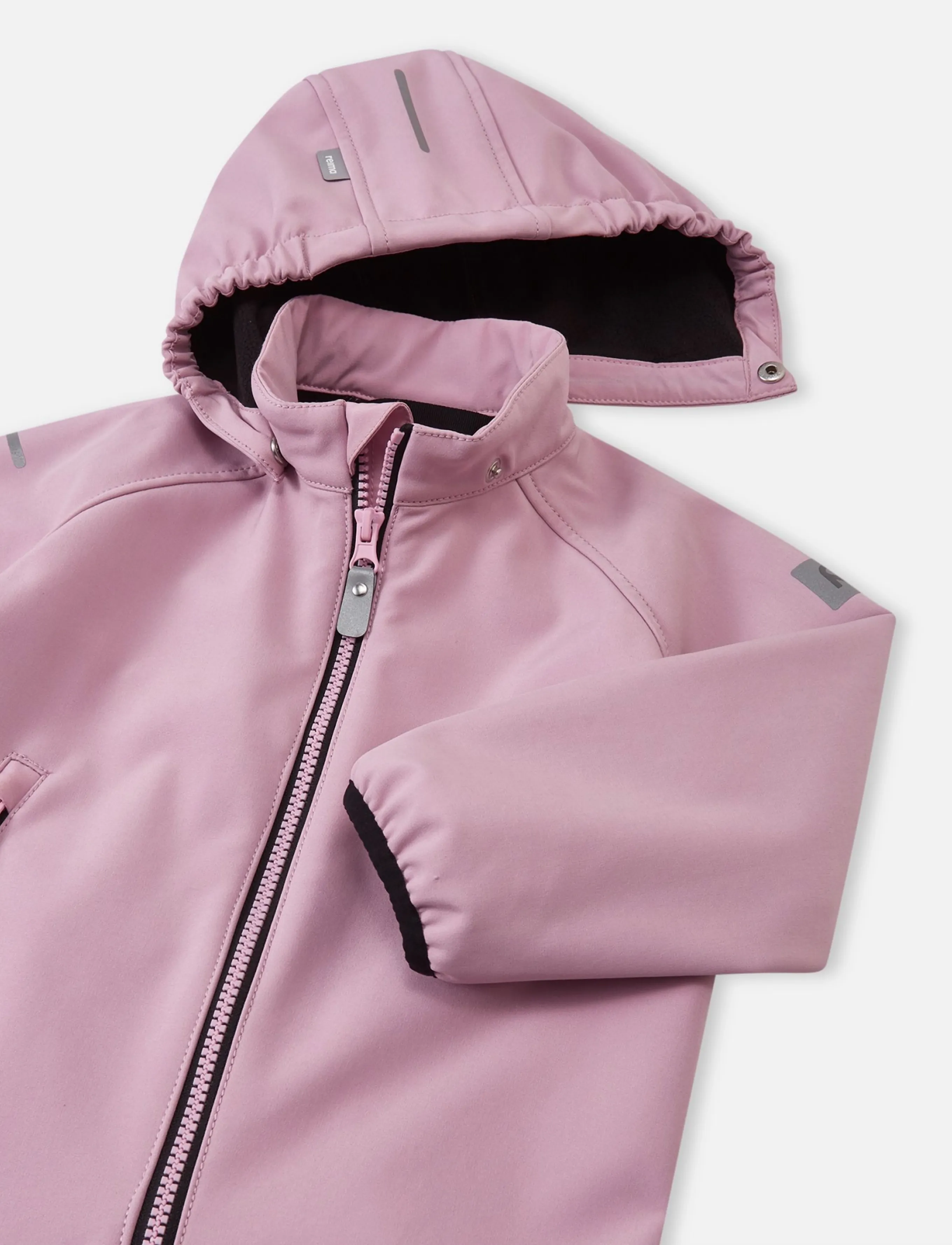 Reima - Softshell overall, Mjosa - softshell-overalls - grey pink - 4