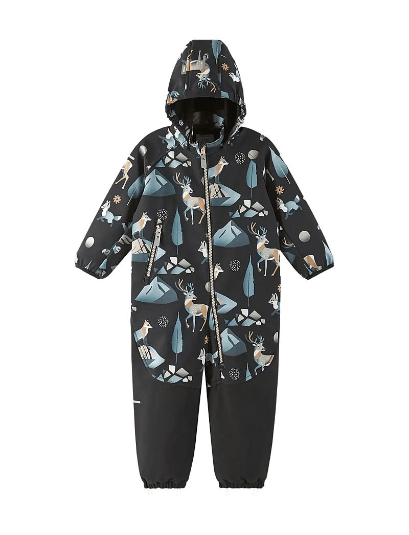 Reima - Softshell overall, Mjosa - softshell dragter - black - 3