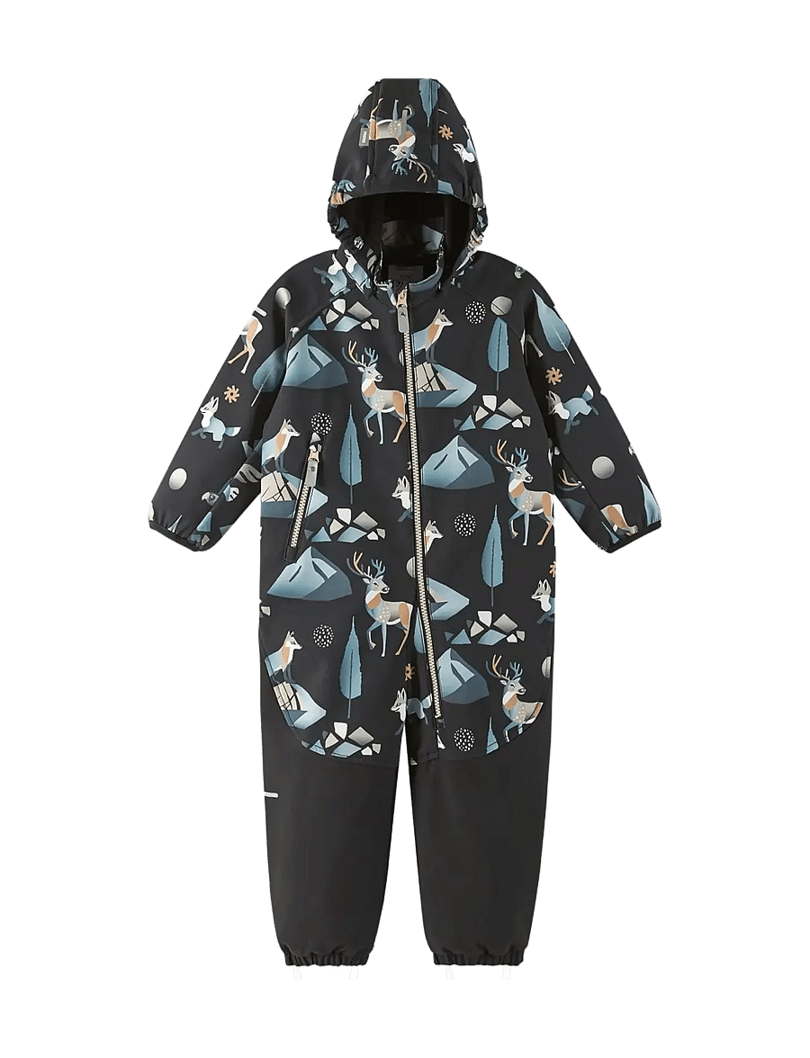 Reima - Softshell overall, Mjosa - softshell dragter - black - 3