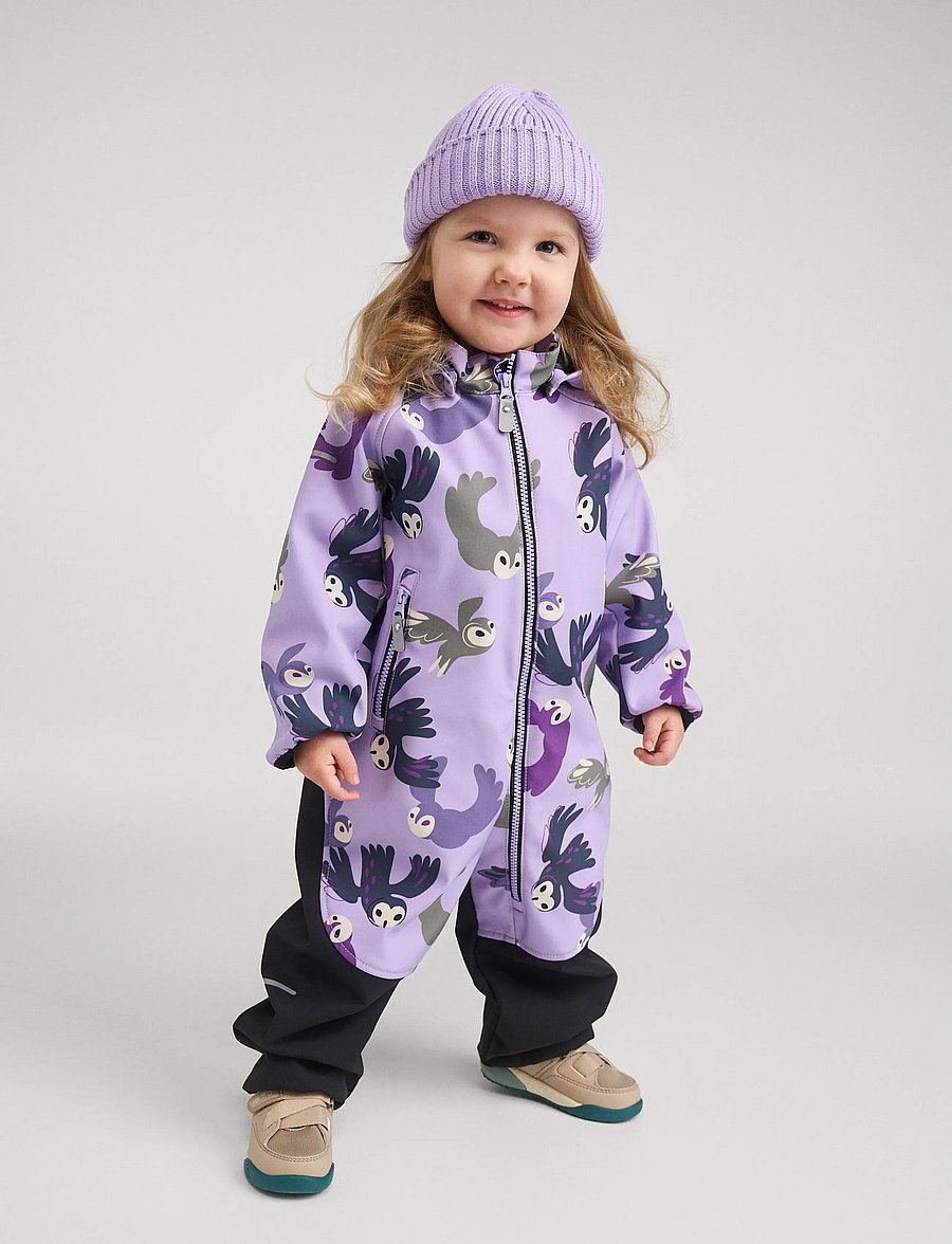 Reima - Softshell overall, Mjosa - softshelloveraller - blooming lilac - 0