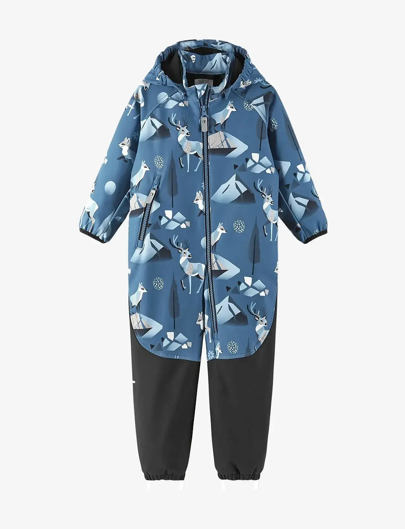 Reima - Softshell overall, Mjosa - shell overalls - blue ocean - 0