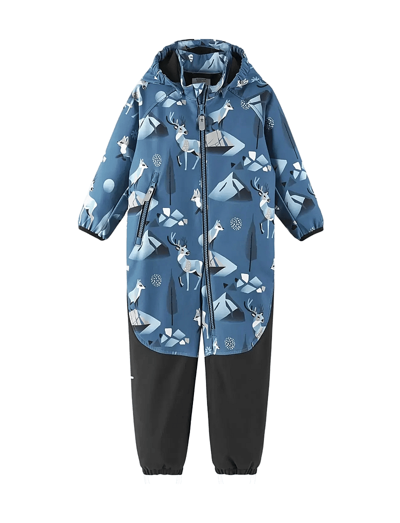 Reima - Softshell overall, Mjosa - softshelloveraller - blue ocean - 1