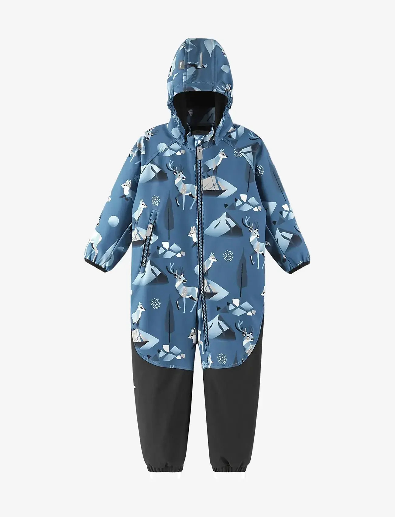 Reima - Softshell overall, Mjosa - shell overalls - blue ocean - 2