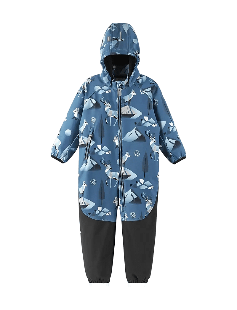 Reima - Softshell overall, Mjosa - softshelloveraller - blue ocean - 3