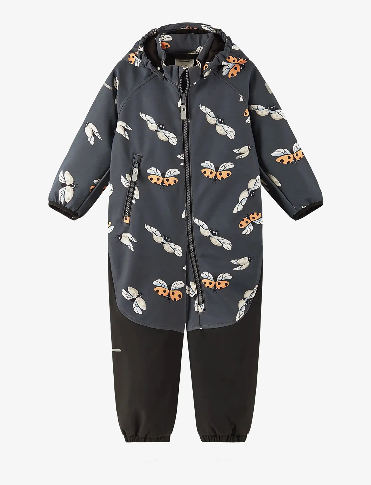 Reima - Softshell overall, Mjosa - softshell-overalls - soft black - 0