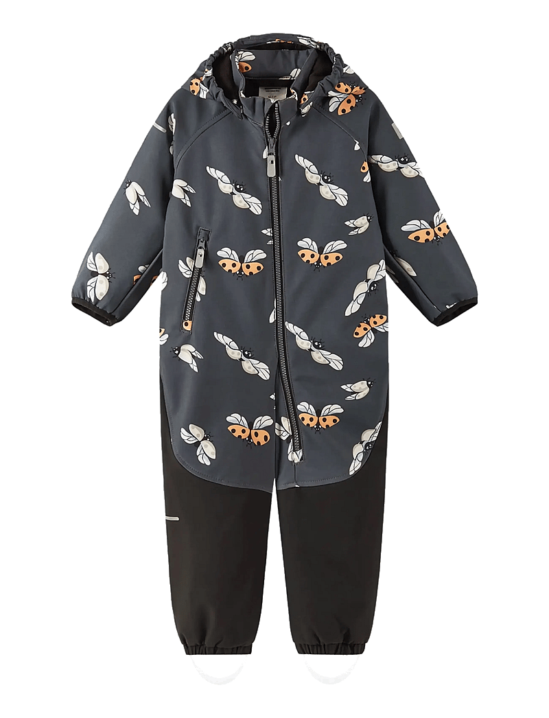Reima - Softshell overall, Mjosa - softshell-overalls - soft black - 0
