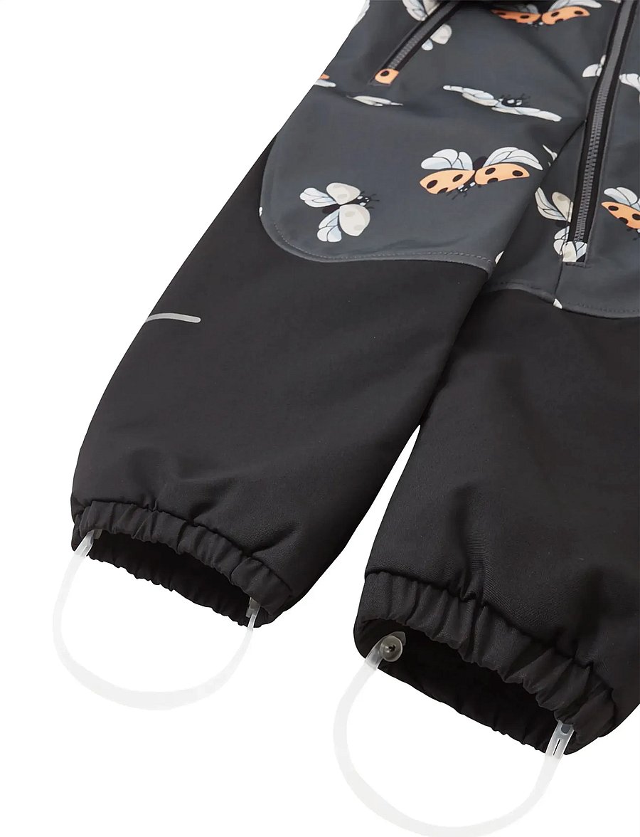 Reima - Softshell overall, Mjosa - softshelloveraller - soft black - 4