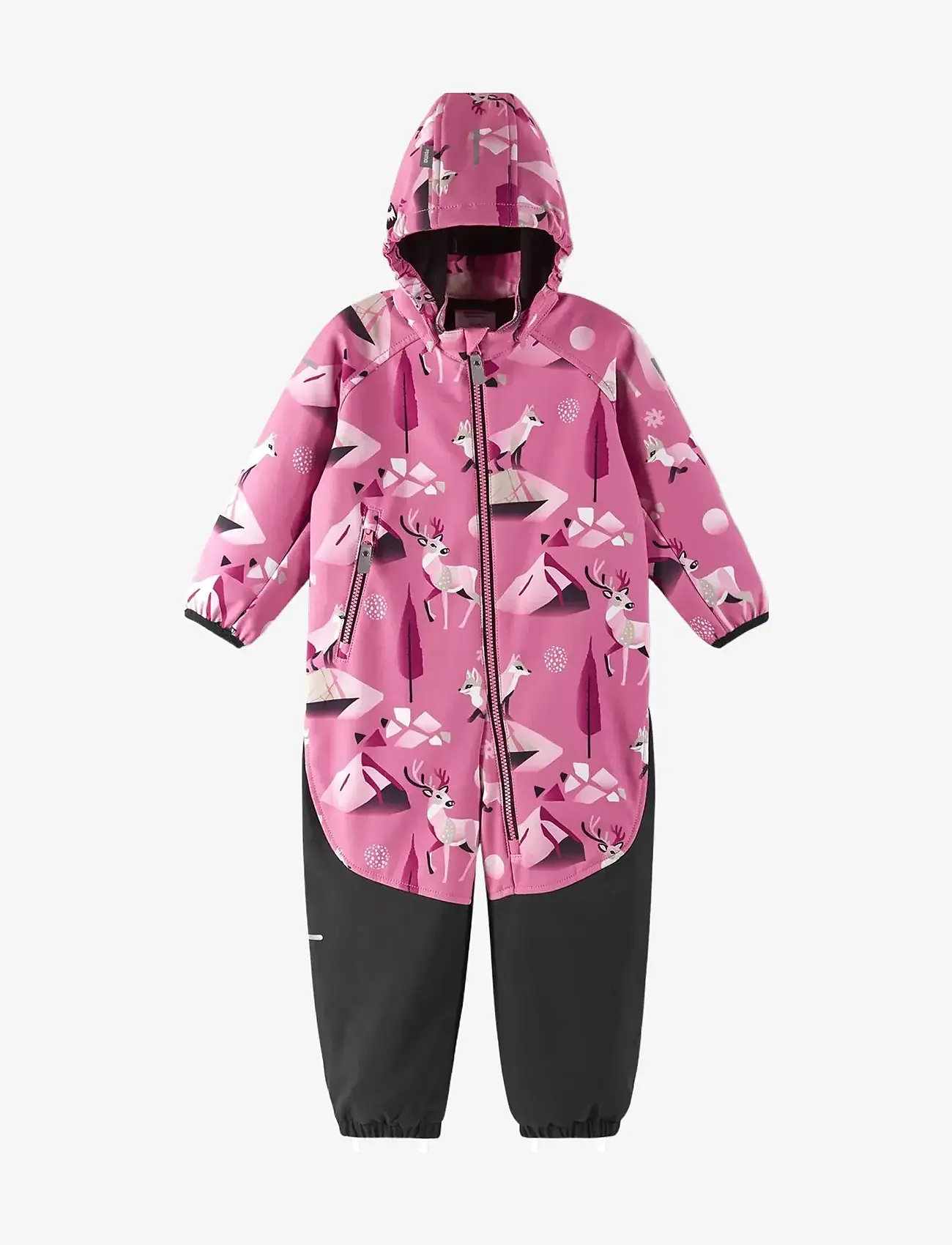 Reima - Softshell overall, Mjosa - softshell dragter - soft coral - 2