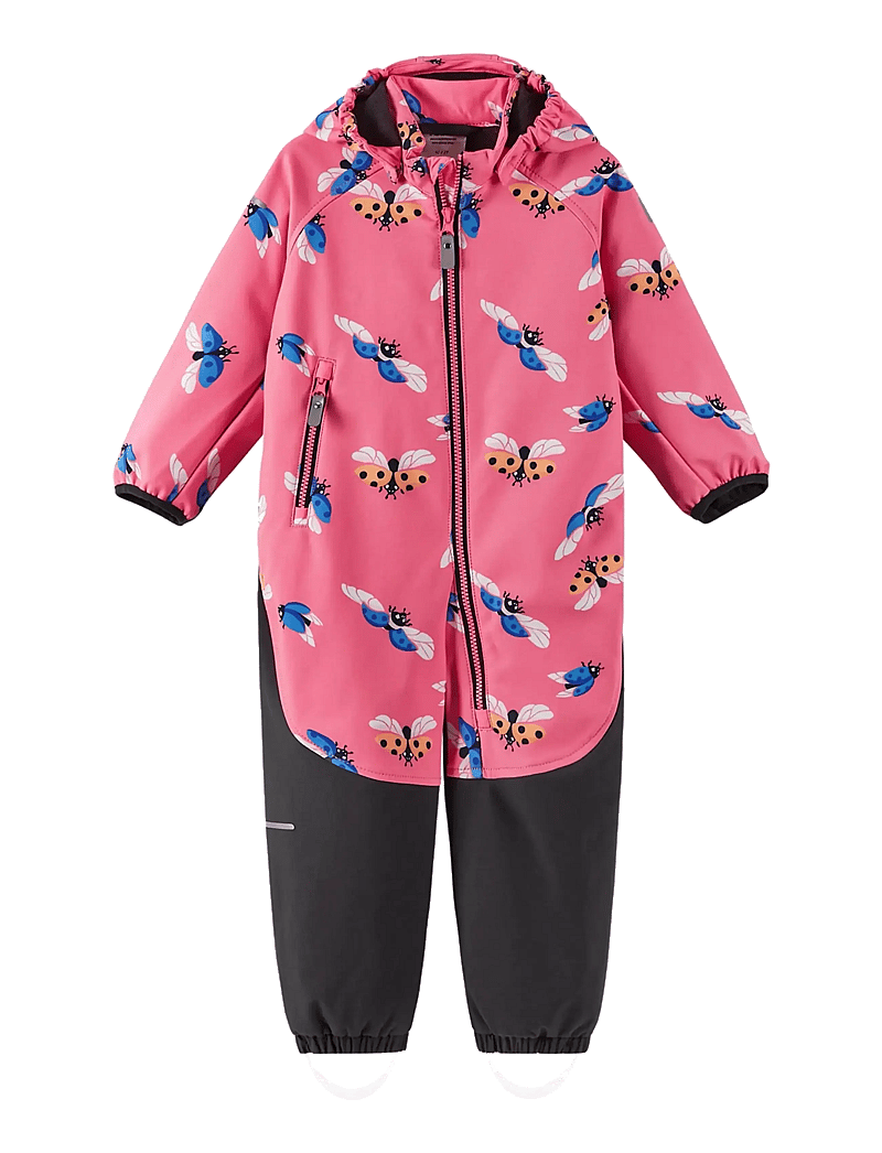 Reima - Softshell overall, Mjosa - softshell coveralls - soft coral - 0