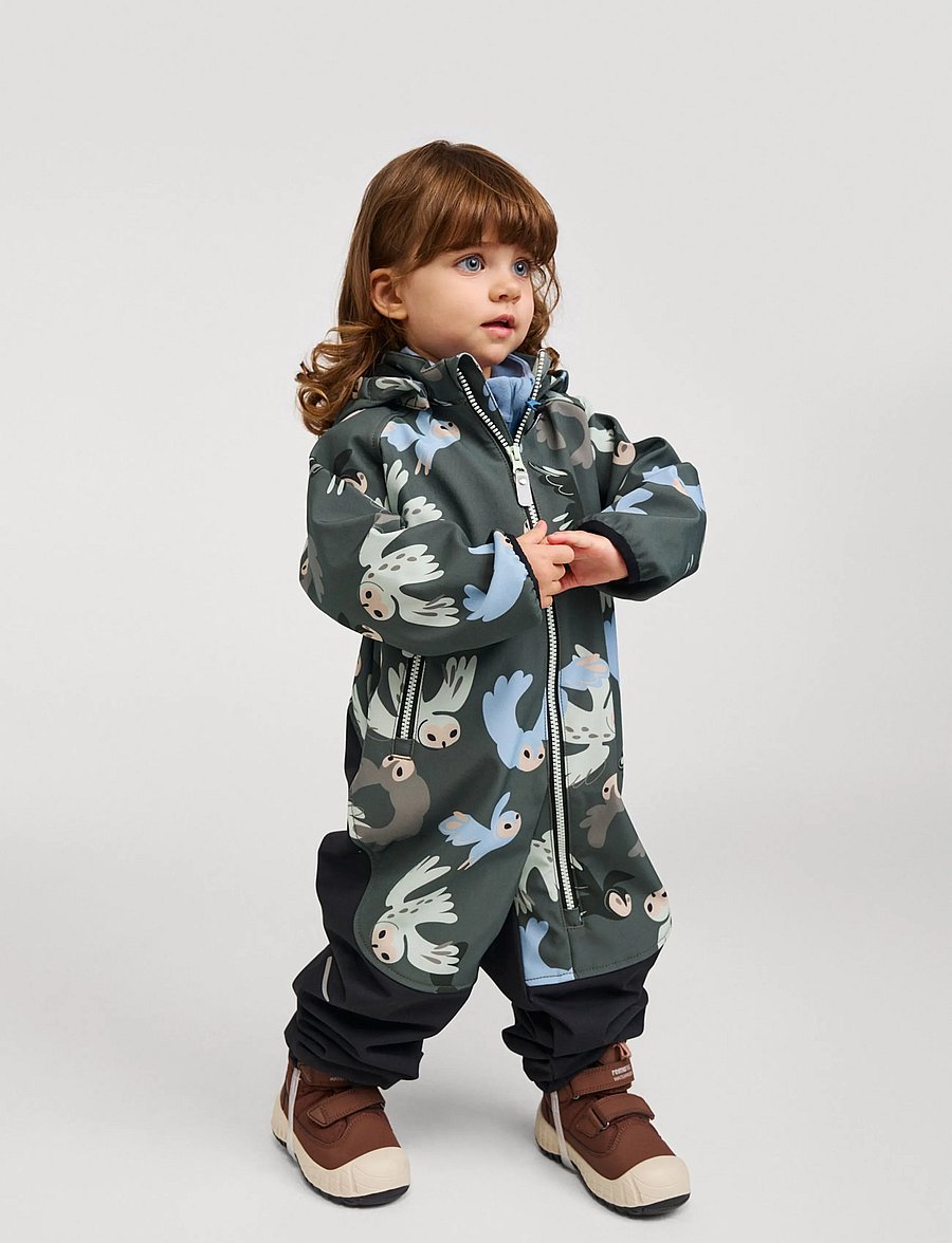 Reima - Softshell overall, Mjosa - softshell-kombed - thyme green - 0