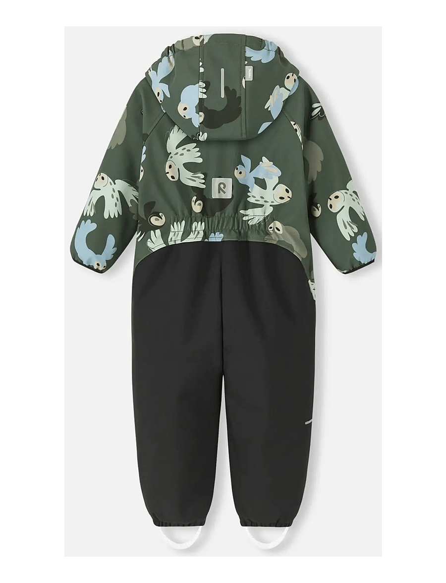 Reima - Softshell overall, Mjosa - softshell-overalls - thyme green - 3