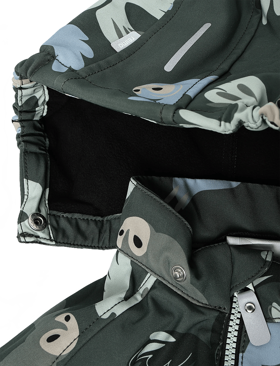 Reima - Softshell overall, Mjosa - softshell-kombed - thyme green - 3