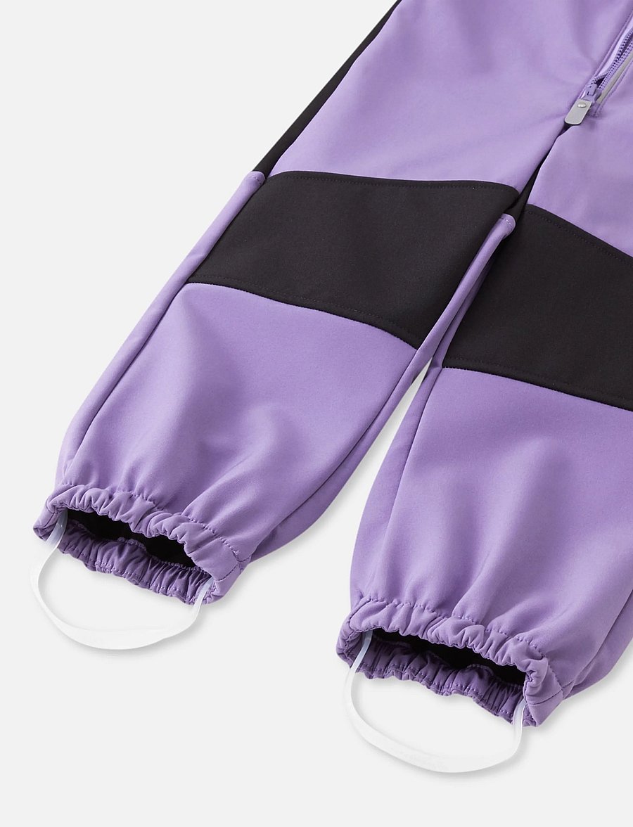 Reima - Softshell overall, Nurmes - softshell-overalls - misty violet - 4