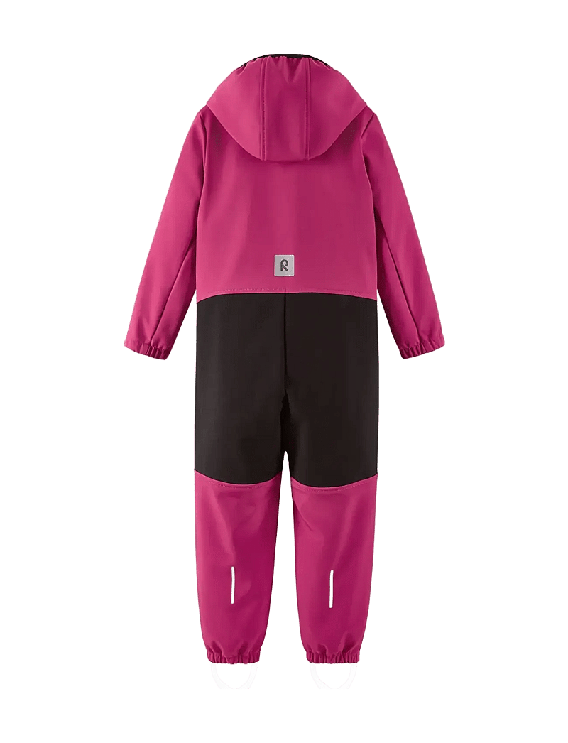 Reima - Softshell overall, Nurmes - softshell dragter - rosy berry - 1