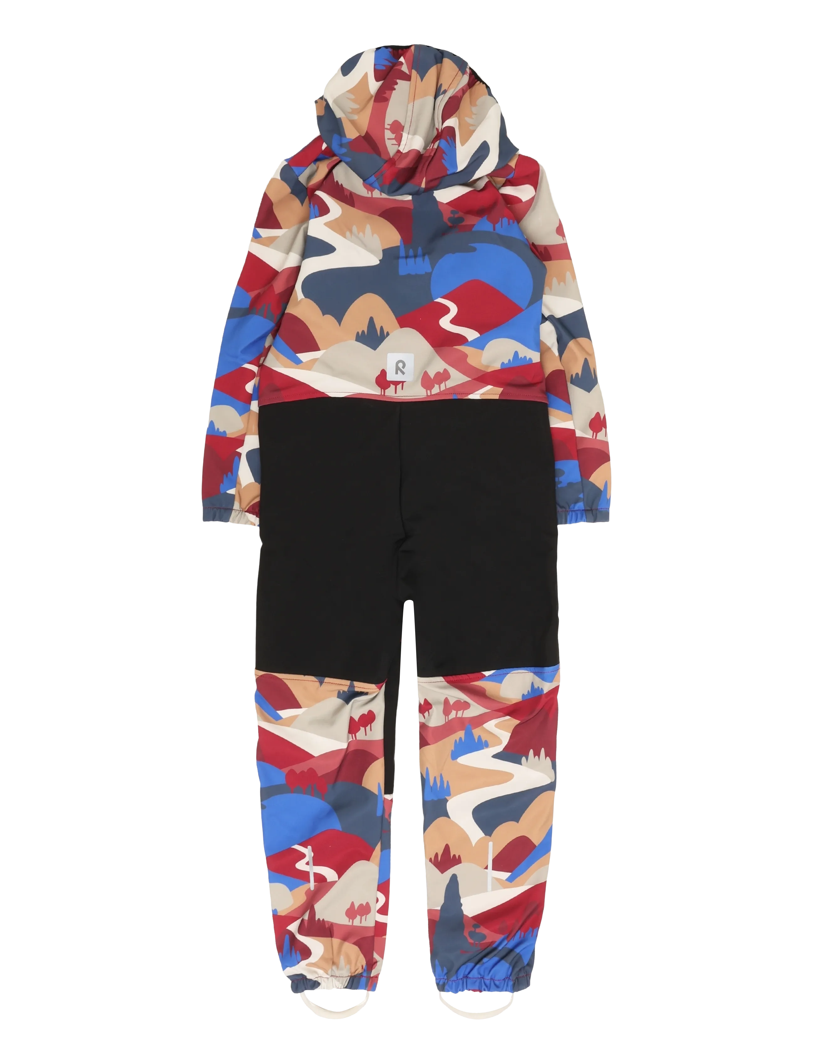 Reima - Softshell overall, Nurmes - byxdress - cranberry - 1