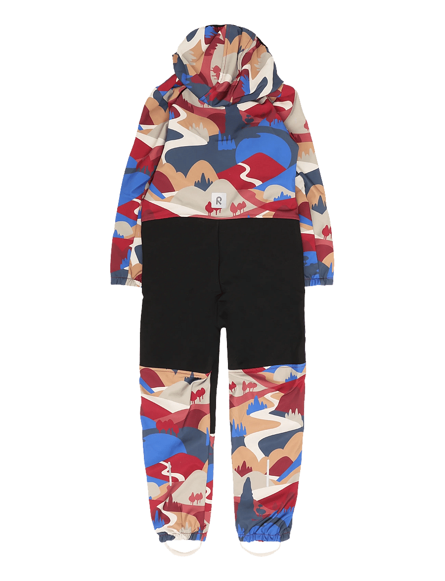 Reima - Softshell overall, Nurmes - byxdress - cranberry - 1