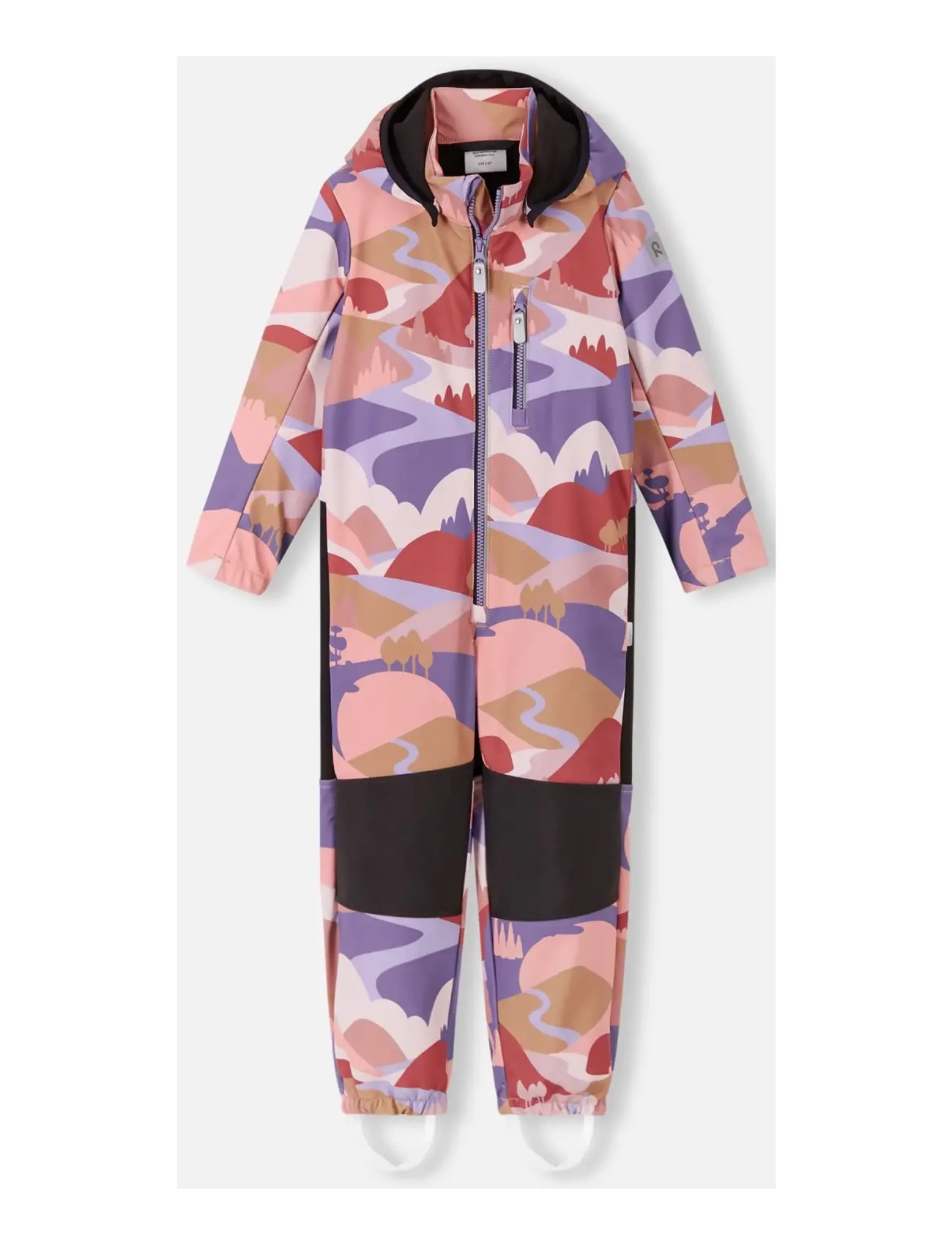 REIMA Softshell Overall, Nurmes Pink - 116 - Kinder
