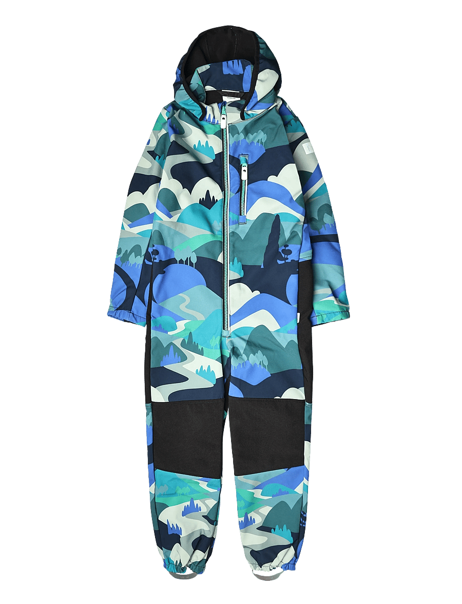 Reima - Softshell overall, Nurmes - buksedragter - sparkly blue - 1